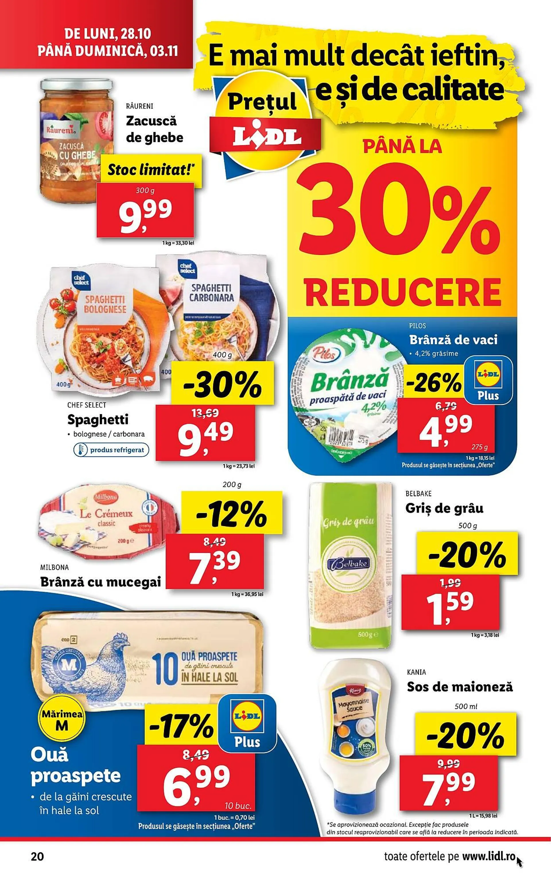 Catalog Catalog Lidl de la 28 octombrie până la 3 noiembrie 2024 - Revista Pagina 20