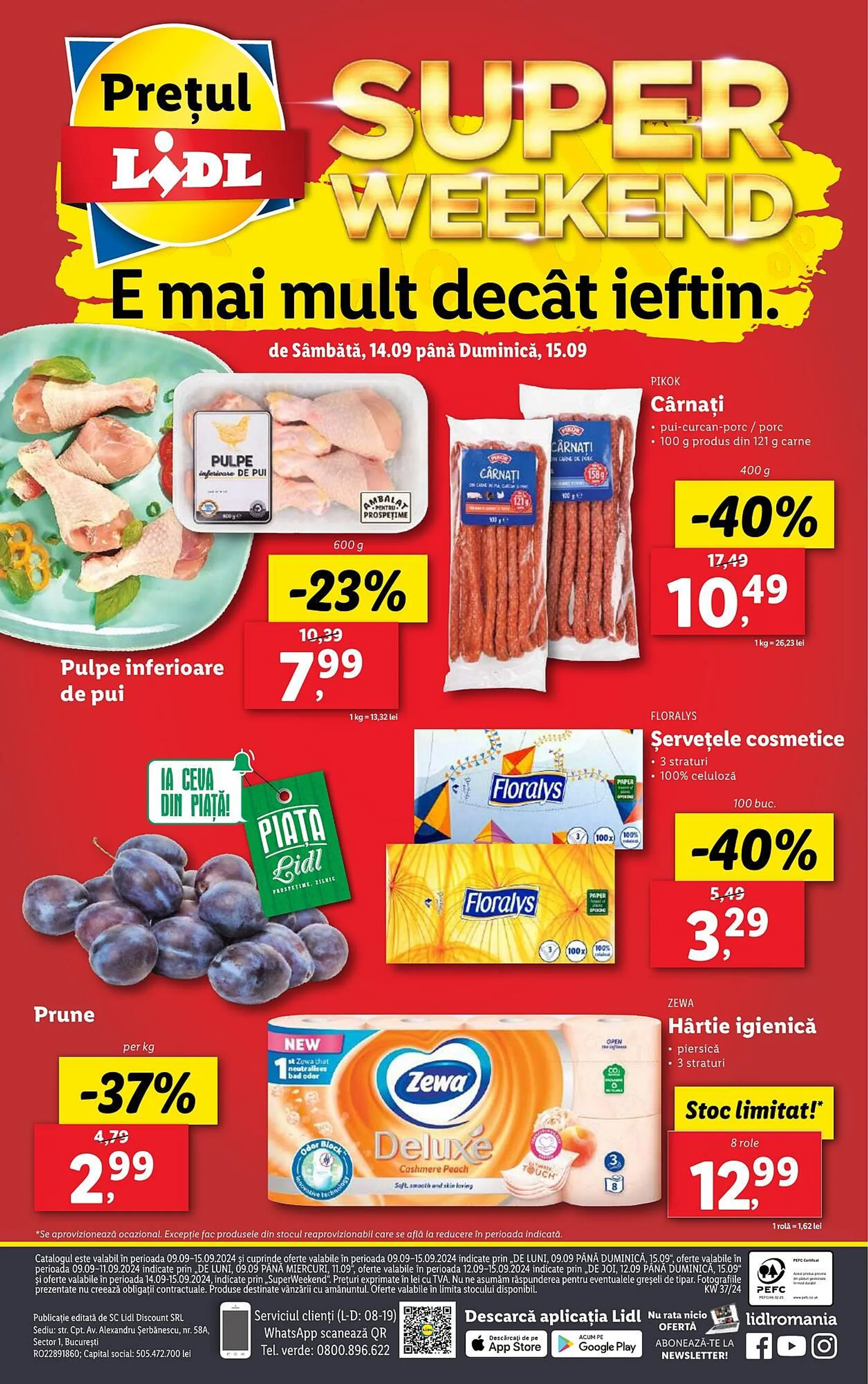 Catalog Catalog Lidl de la 9 septembrie până la 15 septembrie 2024 - Revista Pagina 88