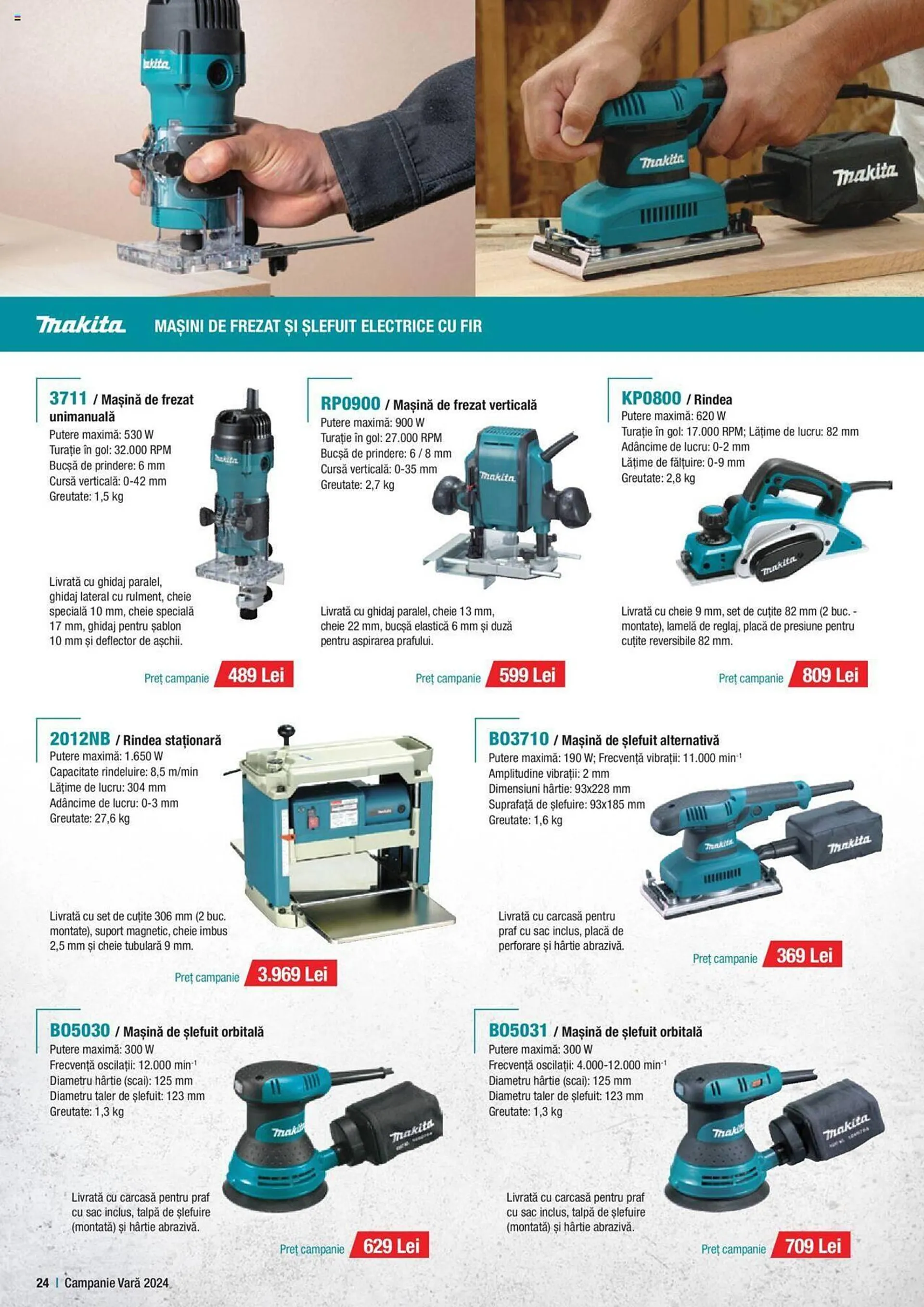 Catalog Makita catalog de la 1 iulie până la 30 septembrie 2024 - Revista Pagina 24