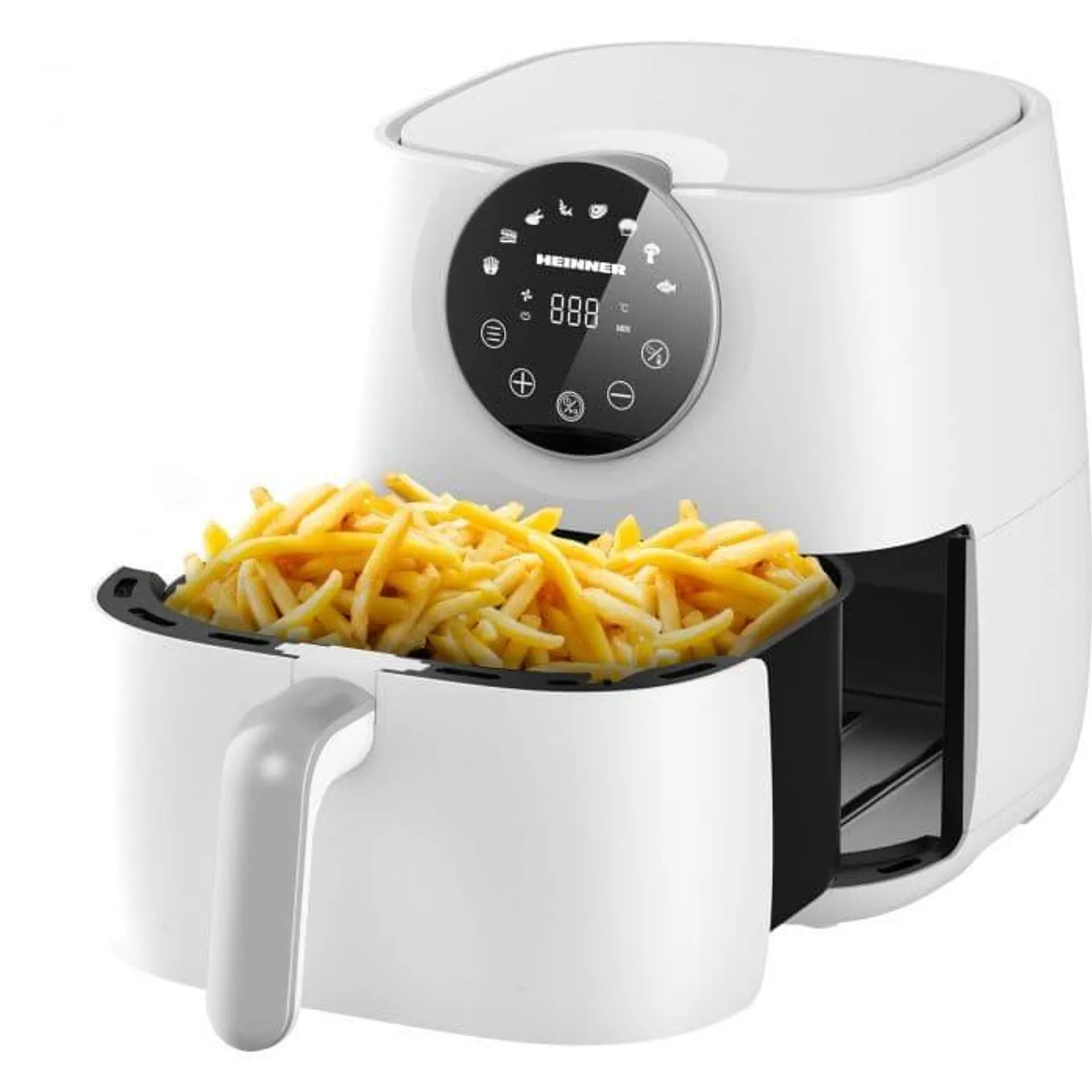 Friteuza cu aer cald Heinner SmartFry HAF-B6WH1700, 1700 W, 5.7 L, Culoare Alb