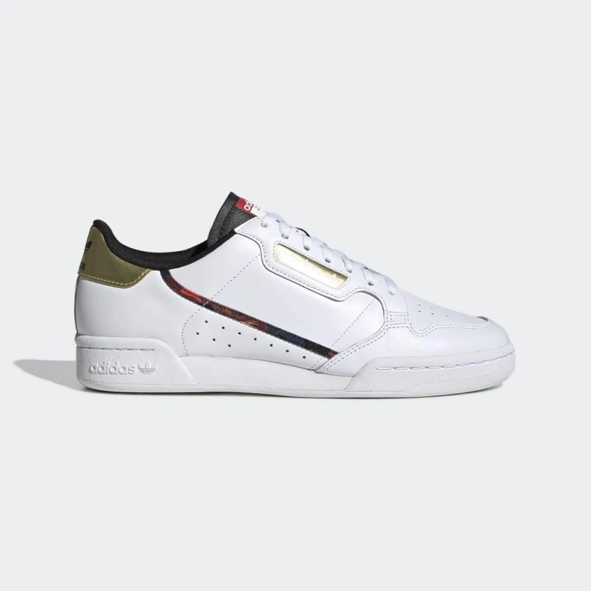 Adidasi Originals Barbati Adidas Continental 80 Albi/Aurii Metal/Negrii