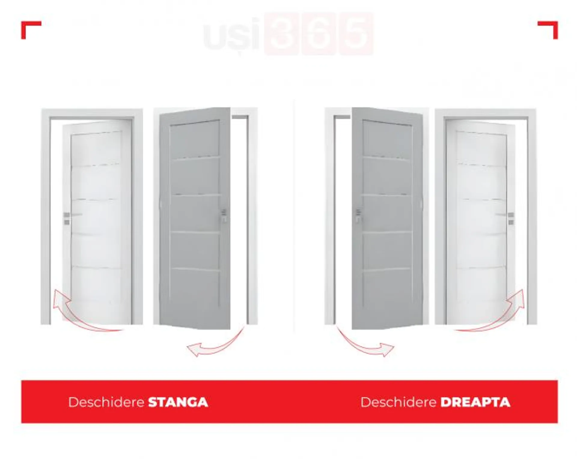 Usa cu toc reglabil HDF PORTA VERTE HOME G4