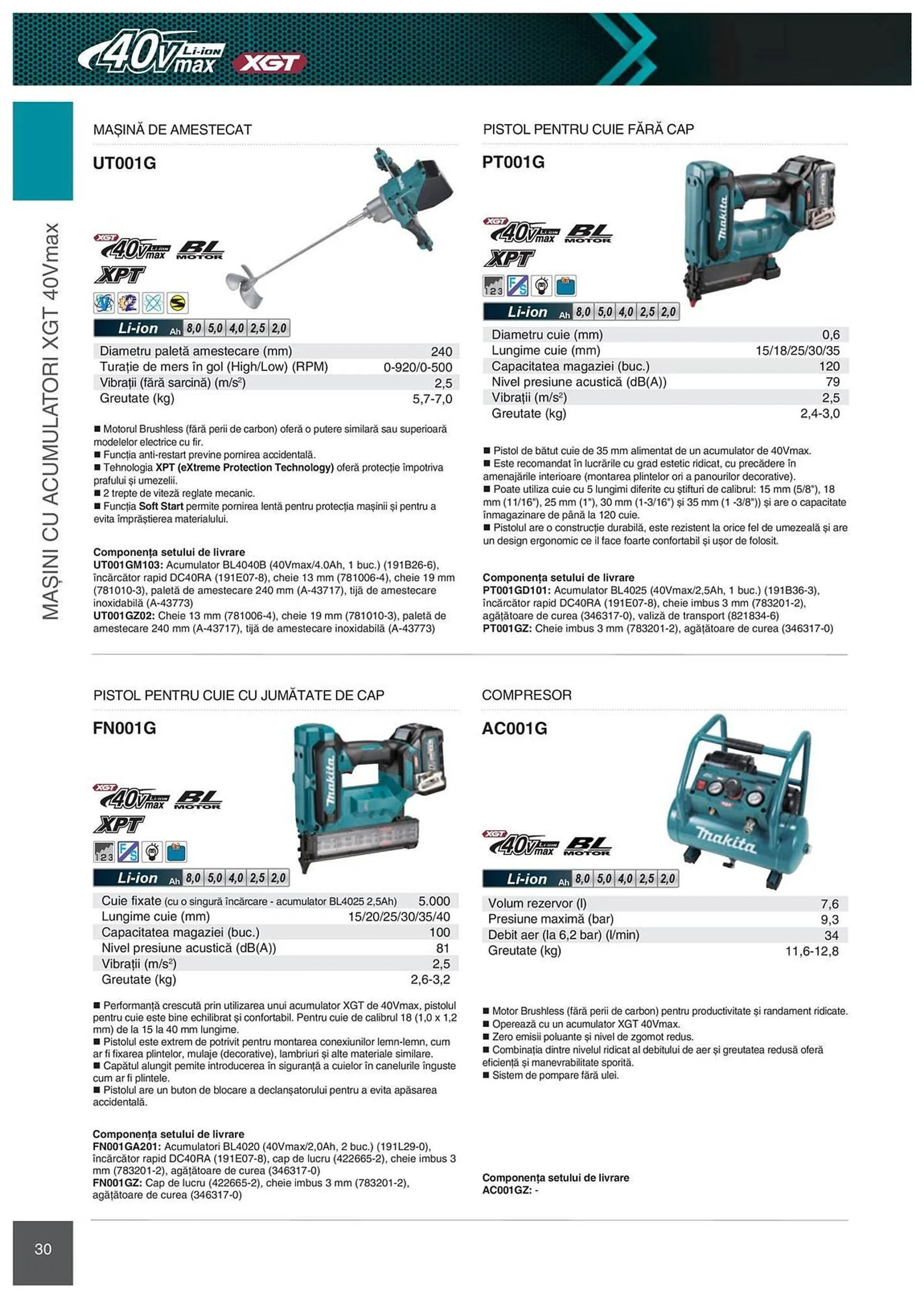 Catalog Сatalog Makita de la 6 februarie până la 31 decembrie 2024 - Revista Pagina 30