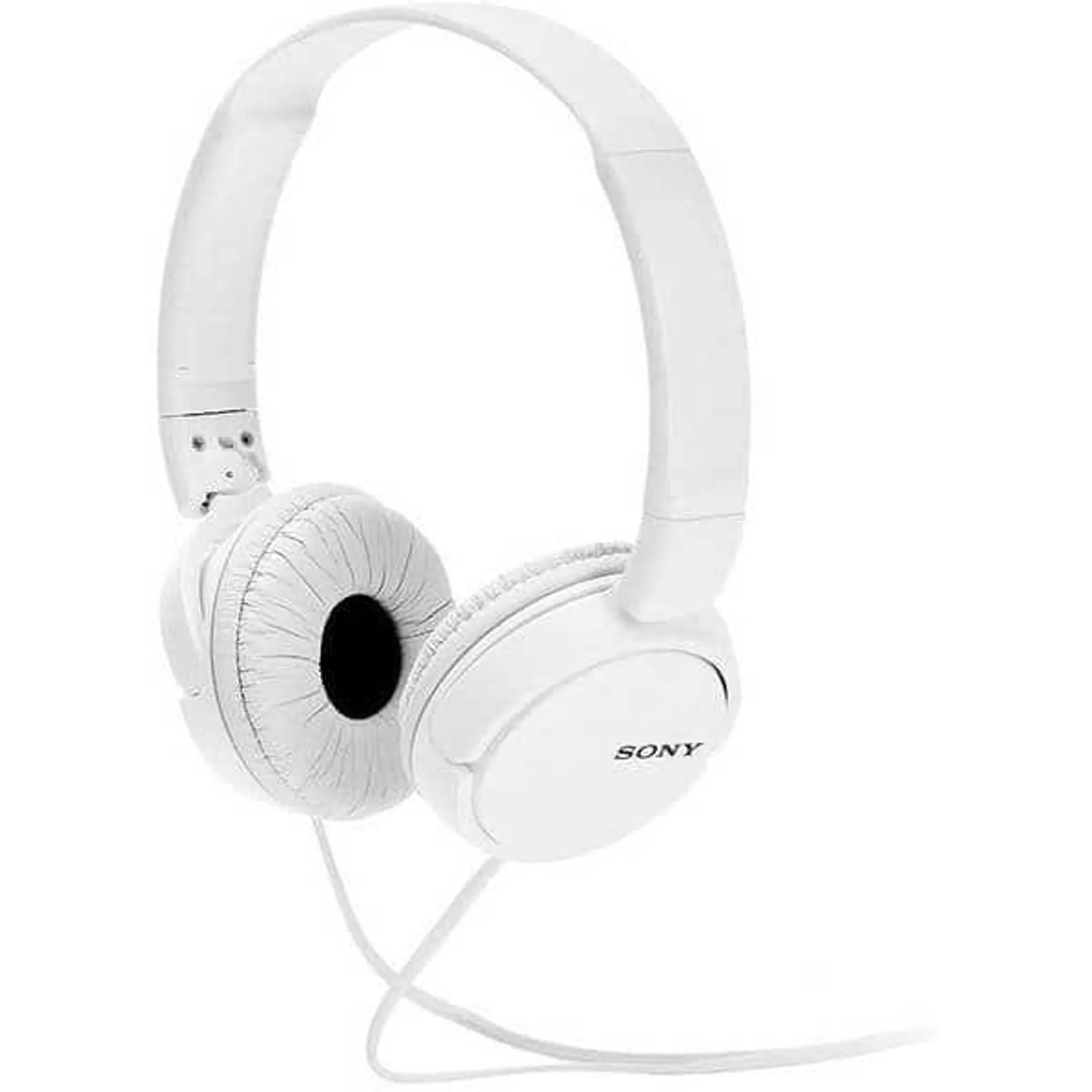 Casti SONY MDR-ZX110W, Cu Fir, On-Ear, alb