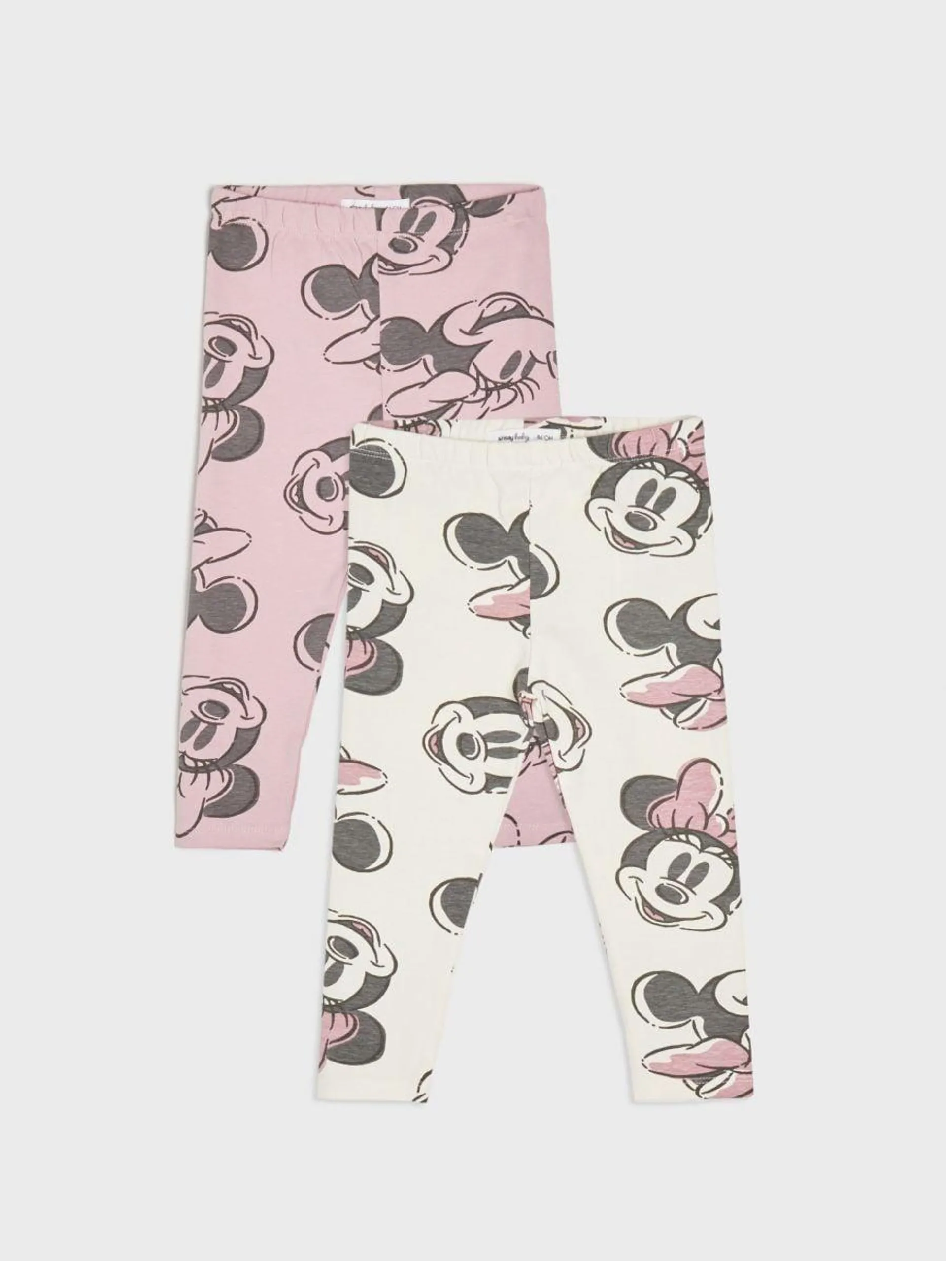 Set de 2 perechi de colanți Minnie Mouse