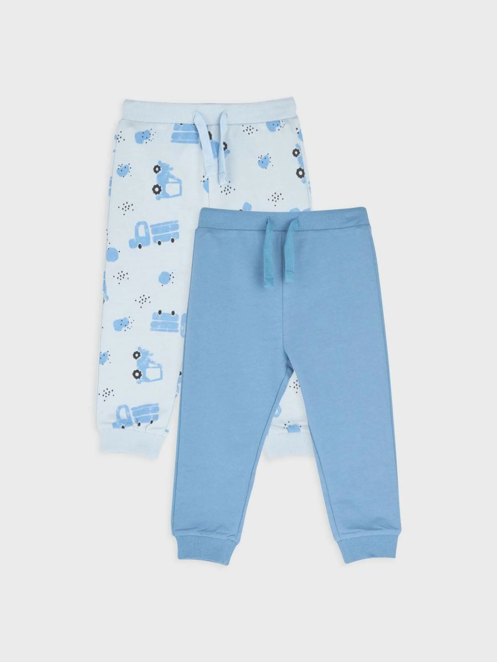 Set de 2 perechi de pantaloni sport jogger