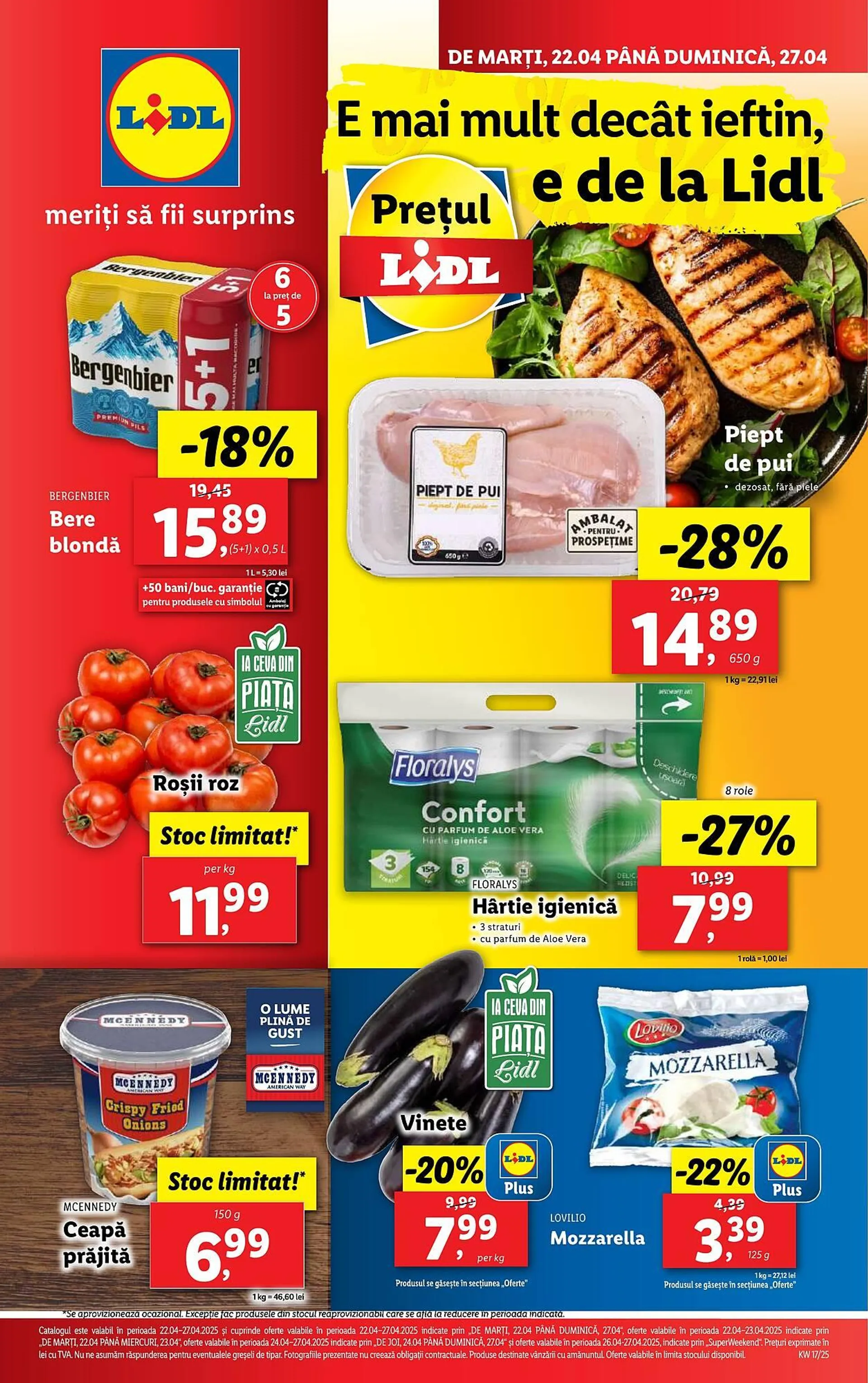 Catalog Catalog Lidl de la 22 aprilie până la 27 aprilie 2025 - Revista Pagina 1