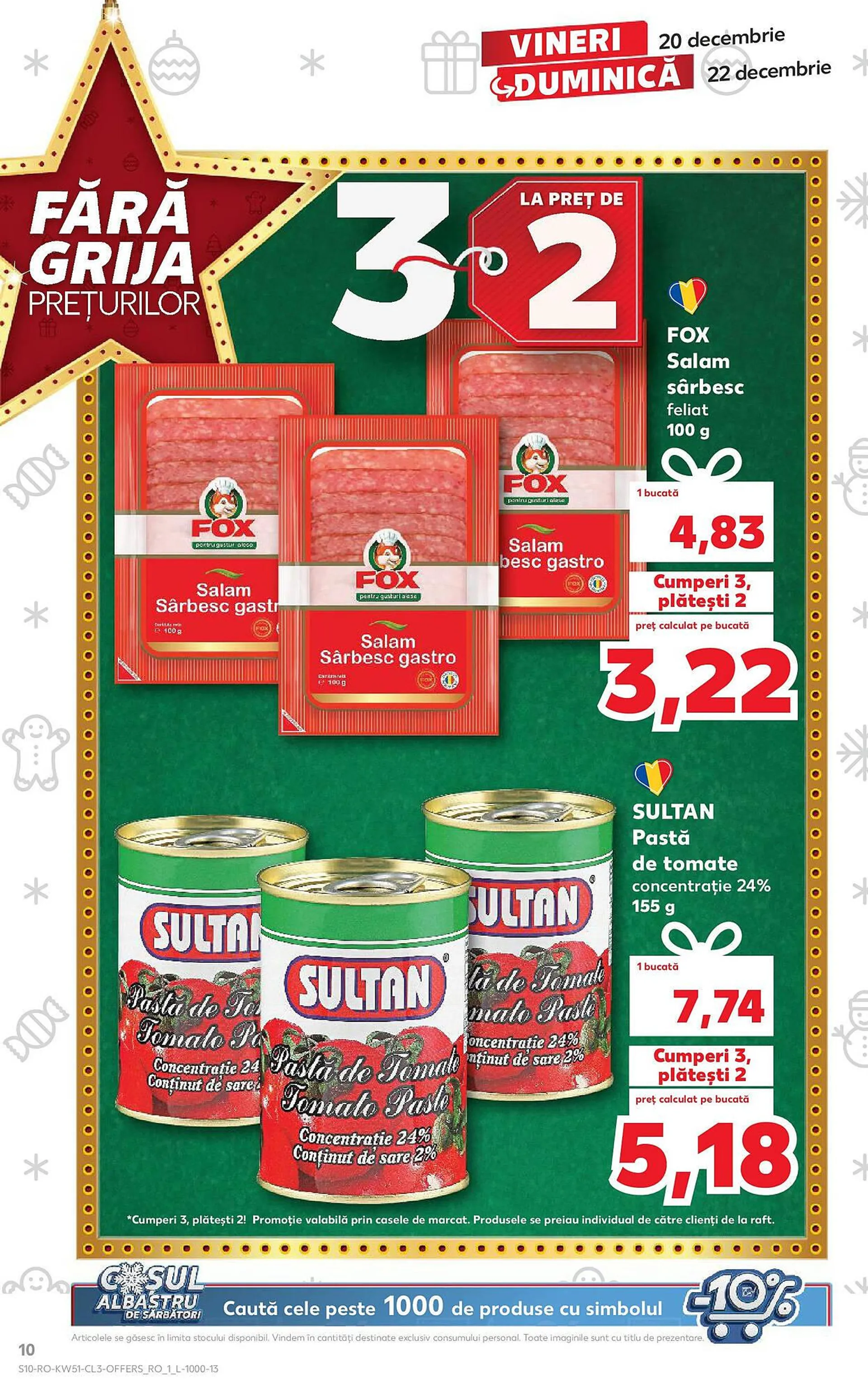 Catalog Catalog Kaufland de la 20 decembrie până la 22 decembrie 2024 - Revista Pagina 10