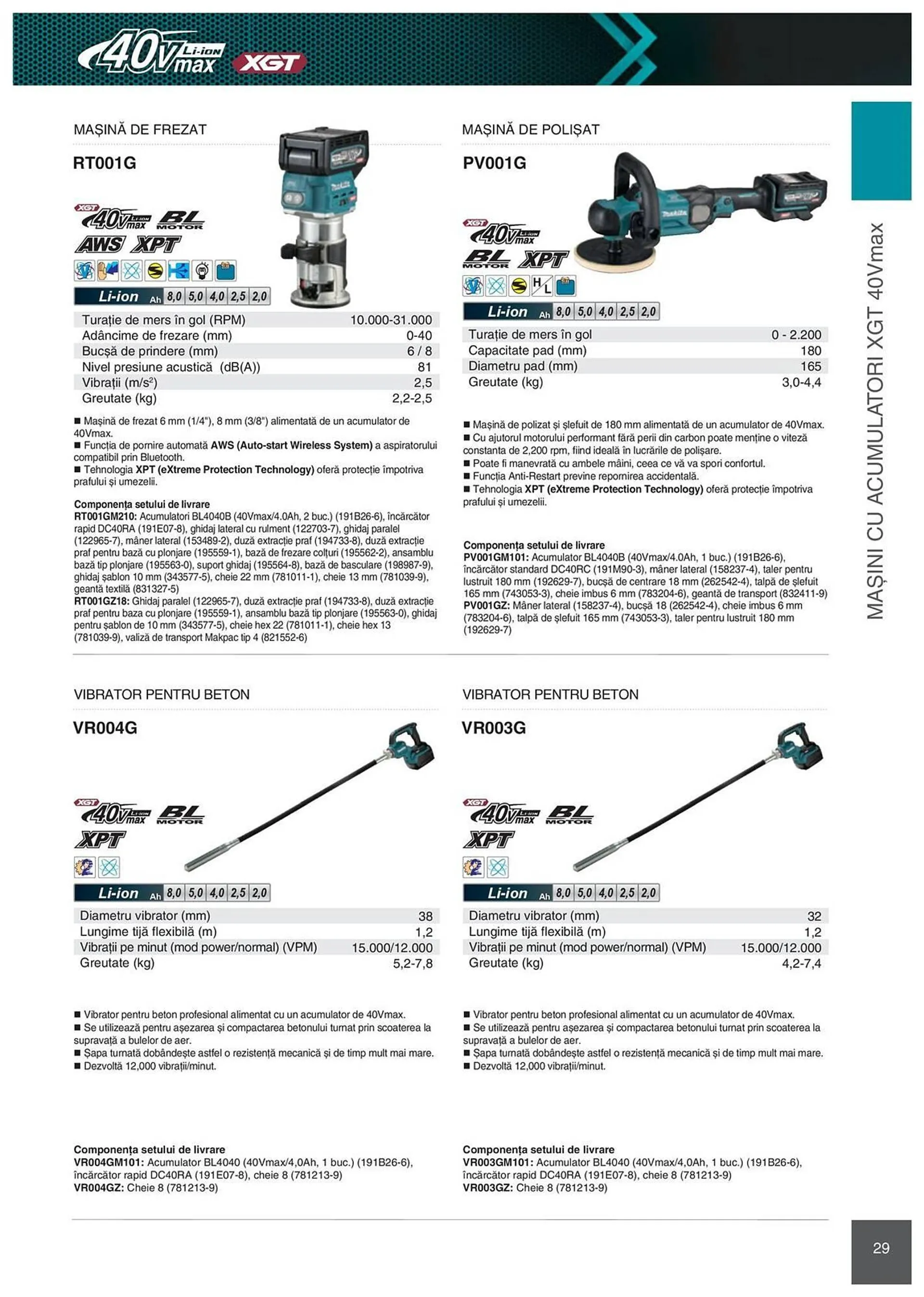 Catalog Сatalog Makita de la 6 februarie până la 31 decembrie 2024 - Revista Pagina 29