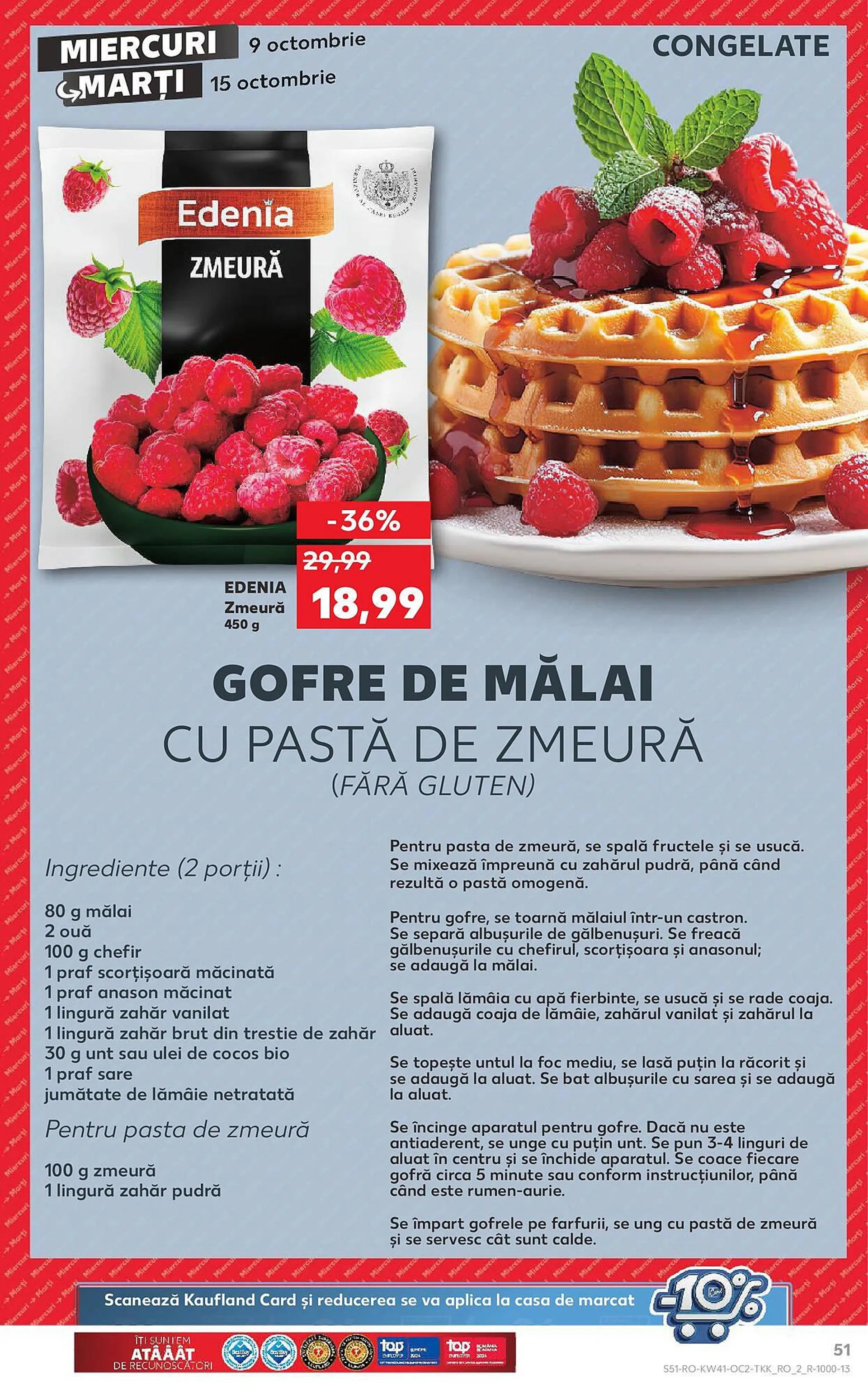 Catalog Catalog Kaufland de la 8 octombrie până la 13 octombrie 2024 - Revista Pagina 51