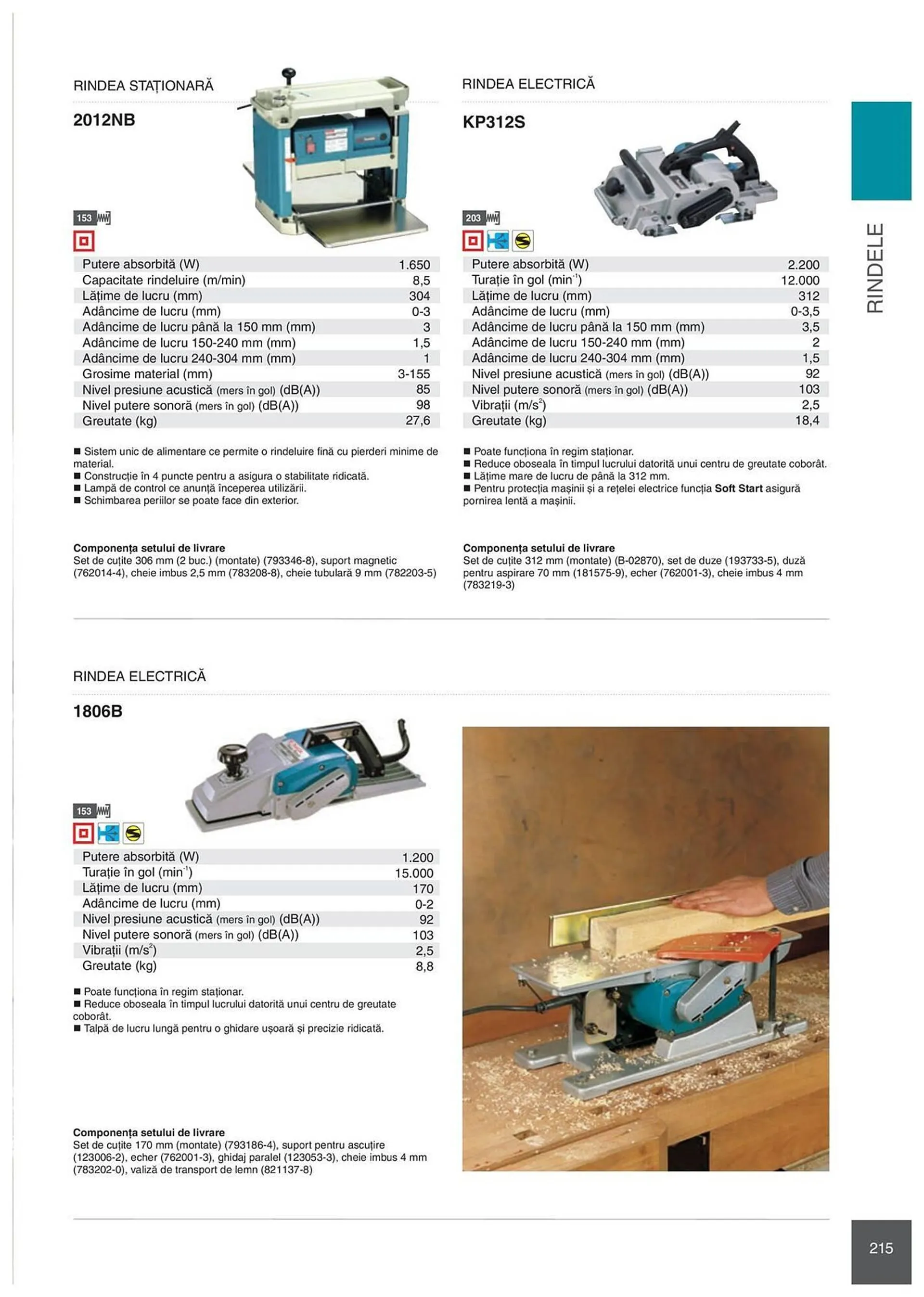 Catalog Сatalog Makita de la 6 februarie până la 31 decembrie 2024 - Revista Pagina 215