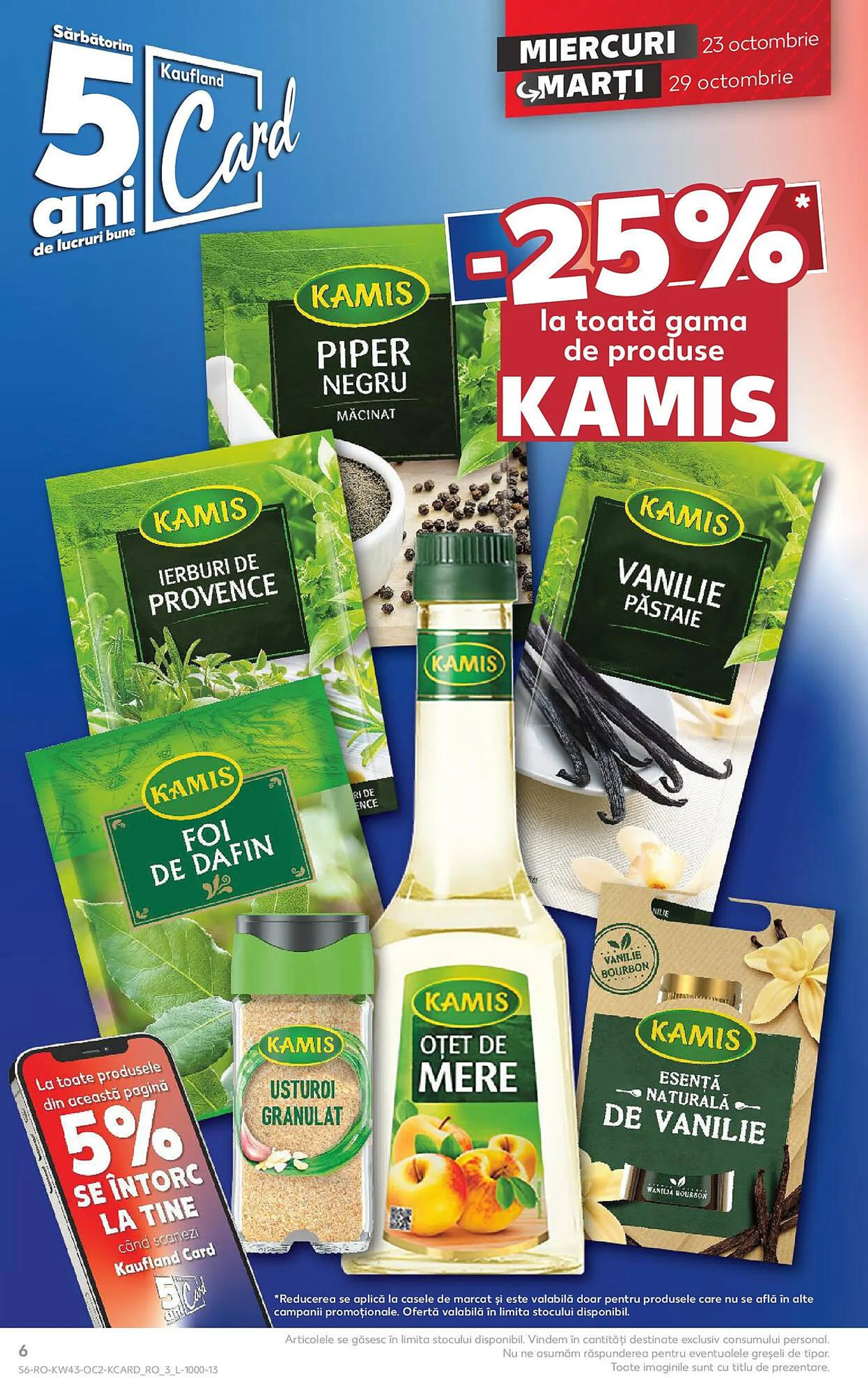 Catalog Catalog Kaufland de la 23 octombrie până la 29 octombrie 2024 - Revista Pagina 6