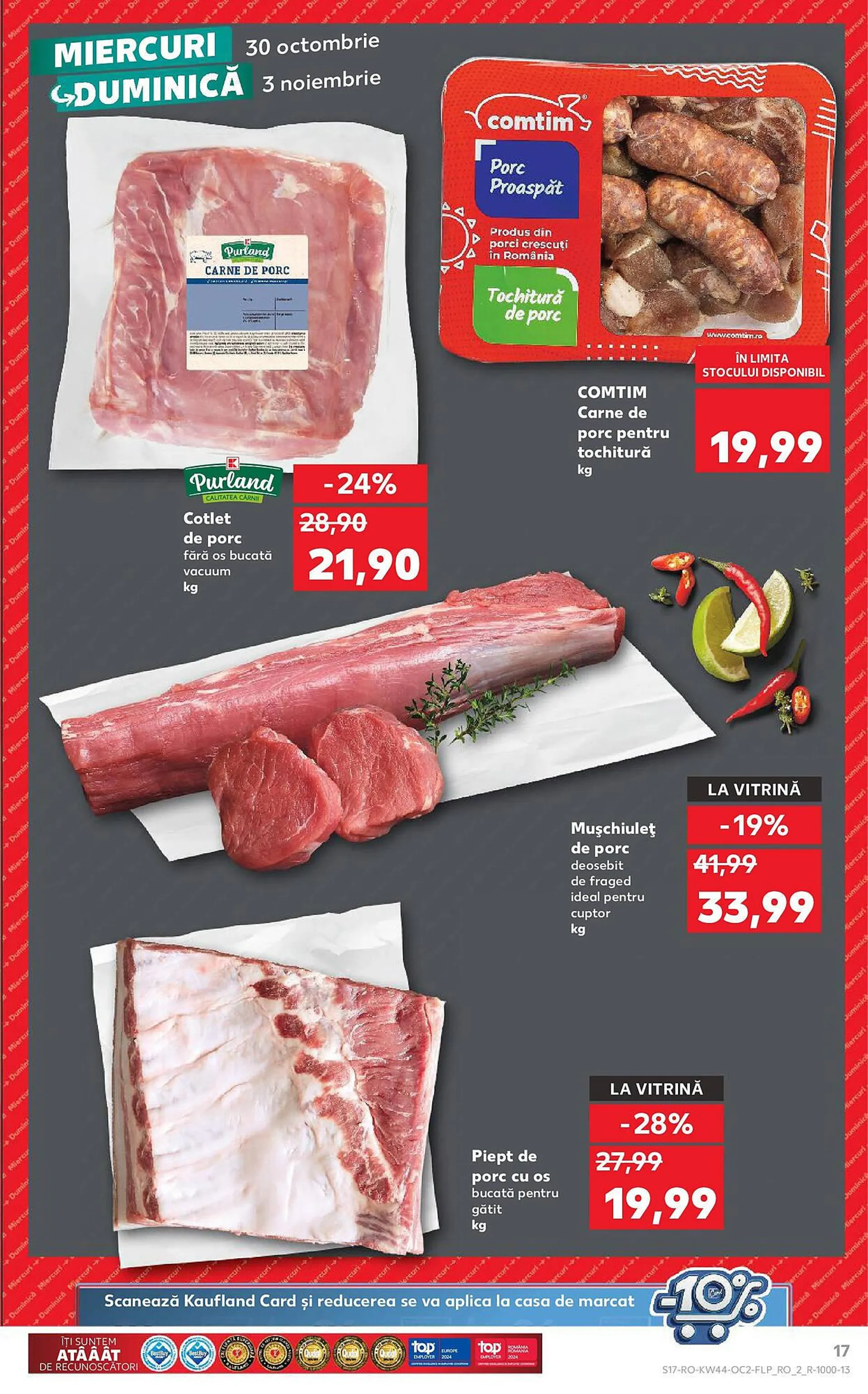 Catalog Catalog Kaufland de la 29 octombrie până la 3 noiembrie 2024 - Revista Pagina 17