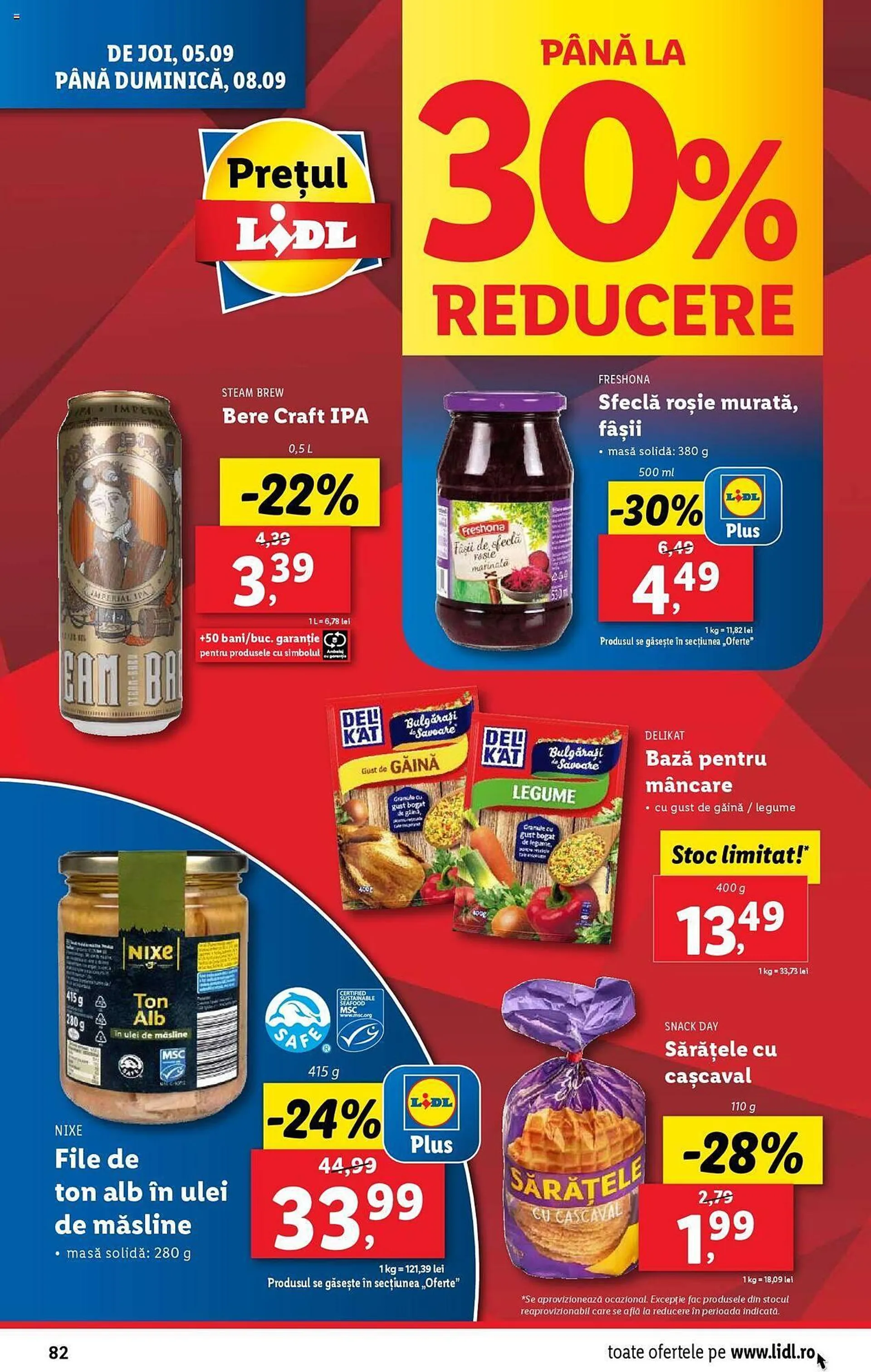 Catalog Catalog Lidl de la 2 septembrie până la 8 septembrie 2024 - Revista Pagina 82