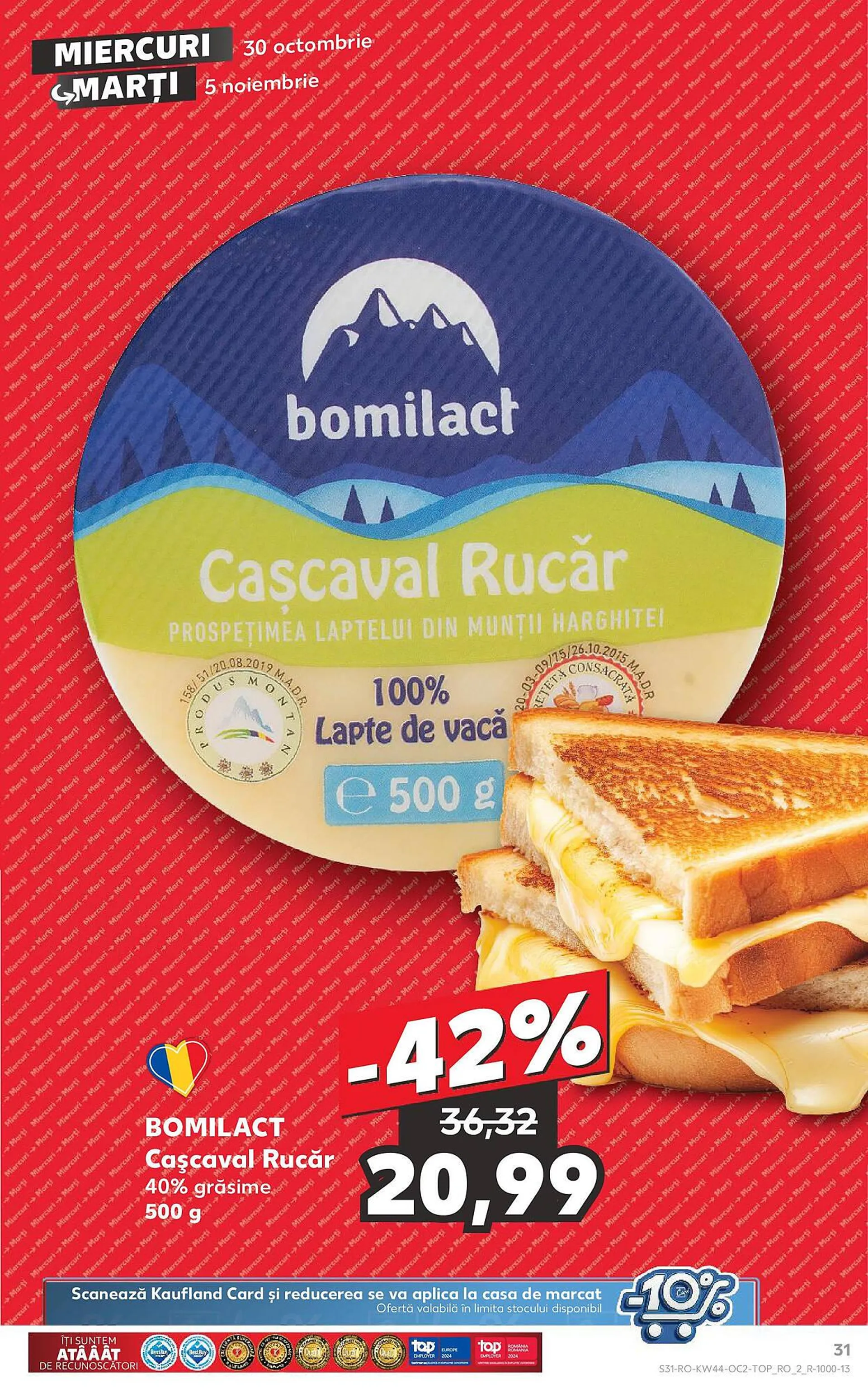 Catalog Catalog Kaufland de la 29 octombrie până la 3 noiembrie 2024 - Revista Pagina 31