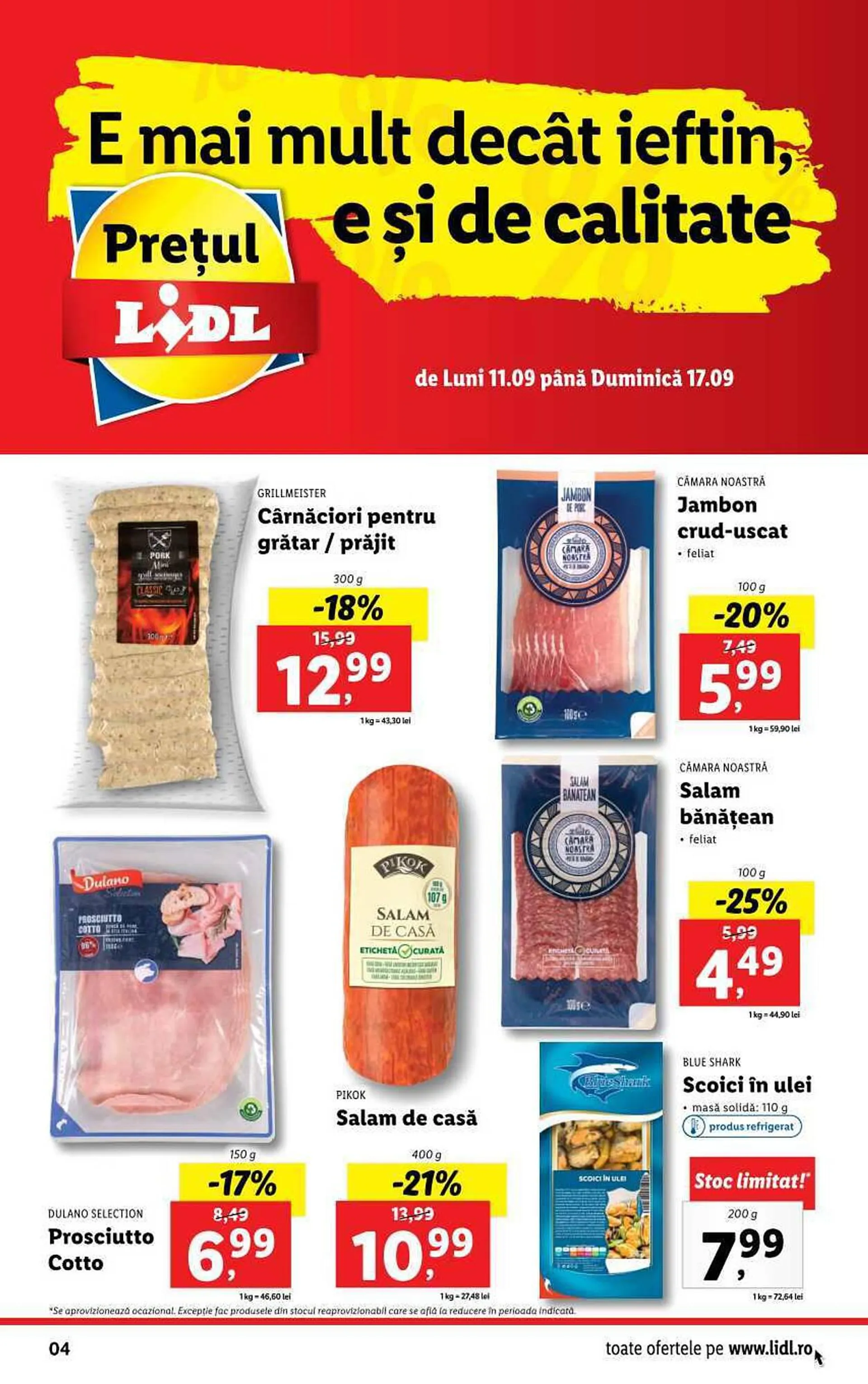 Catalog Lidl catalog de la 11 septembrie până la 17 septembrie 2023 - Revista Pagina 4