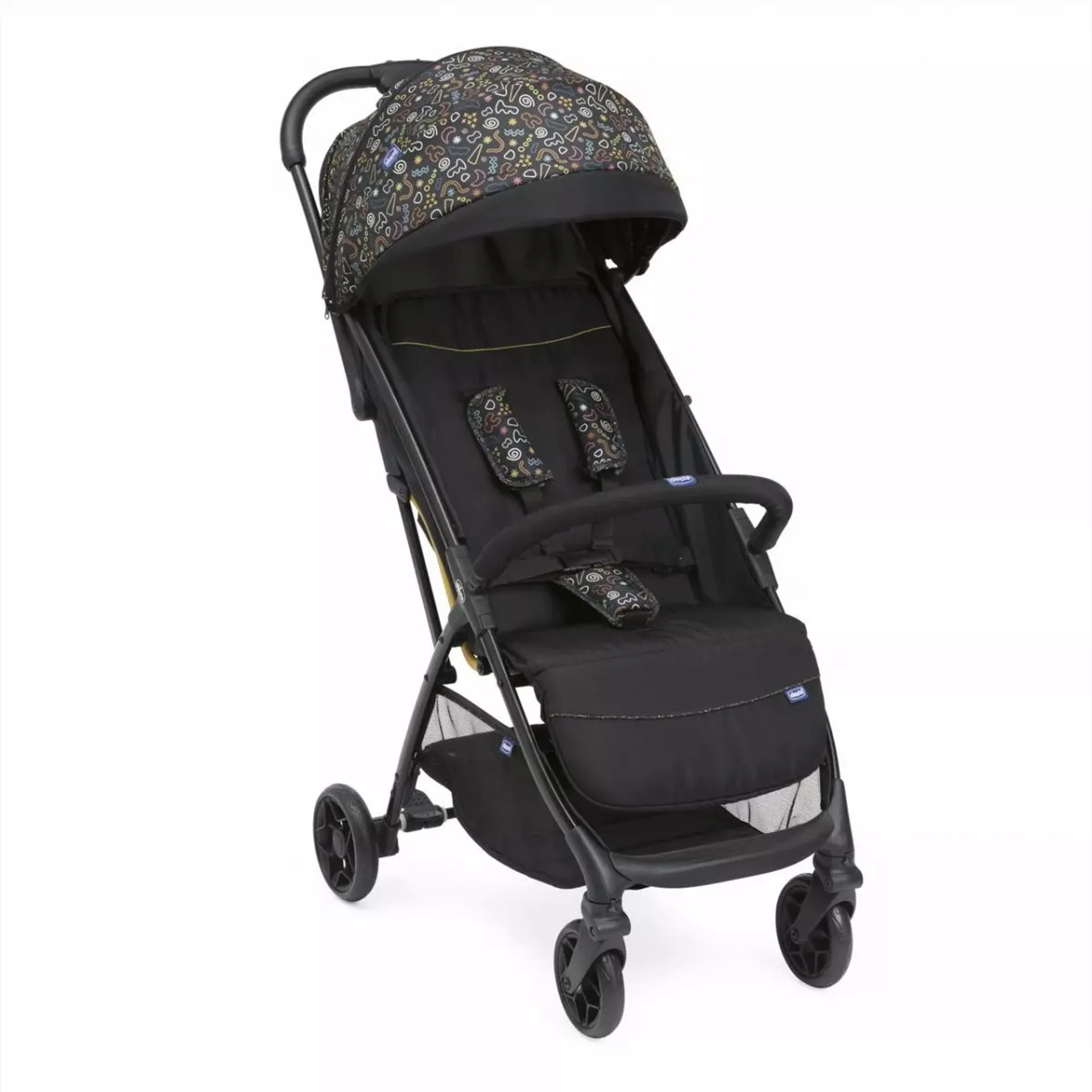 Carucior sport Chicco Glee, PlayFulBlack (Negru), 0luni+