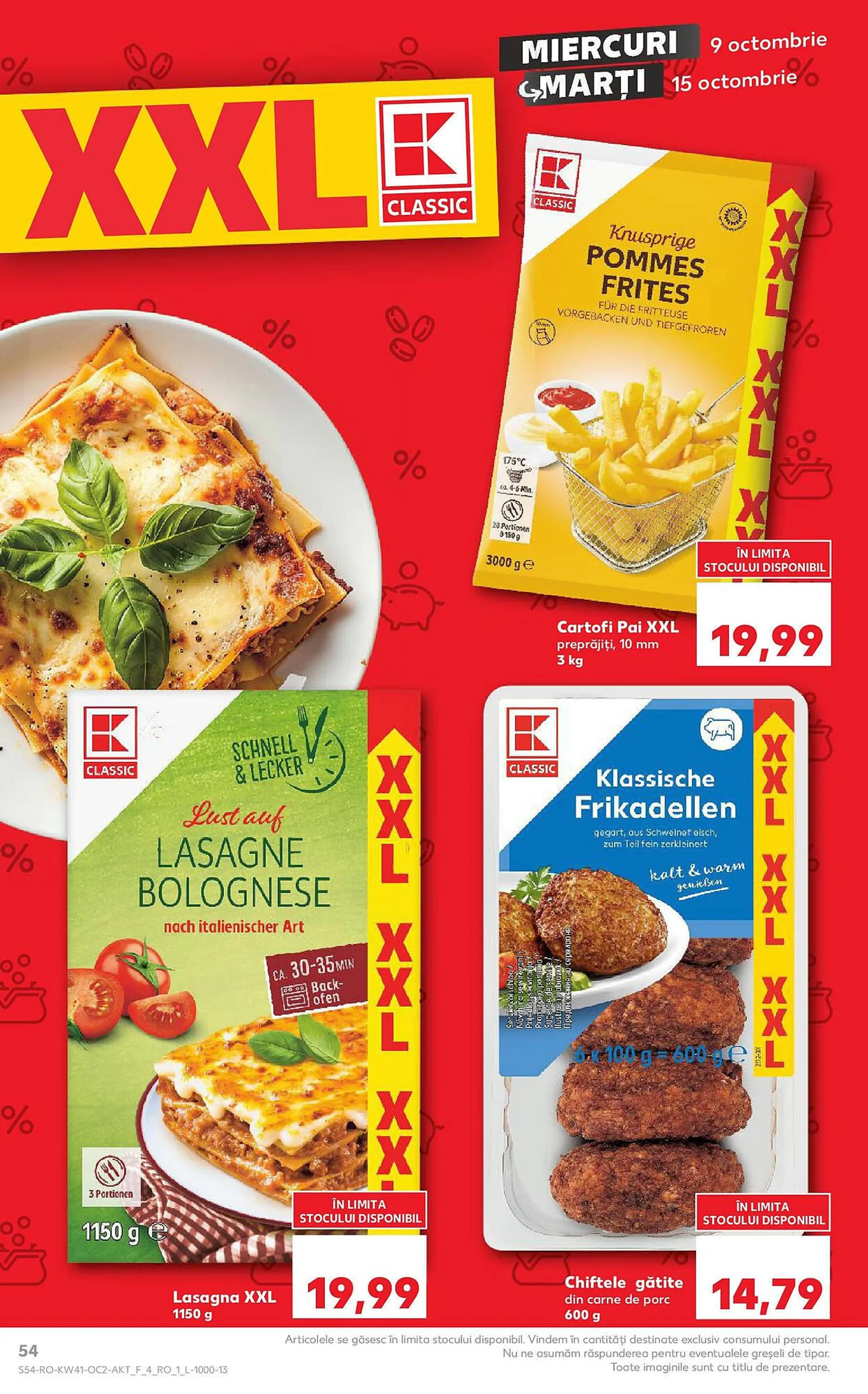 Catalog Catalog Kaufland de la 8 octombrie până la 13 octombrie 2024 - Revista Pagina 54