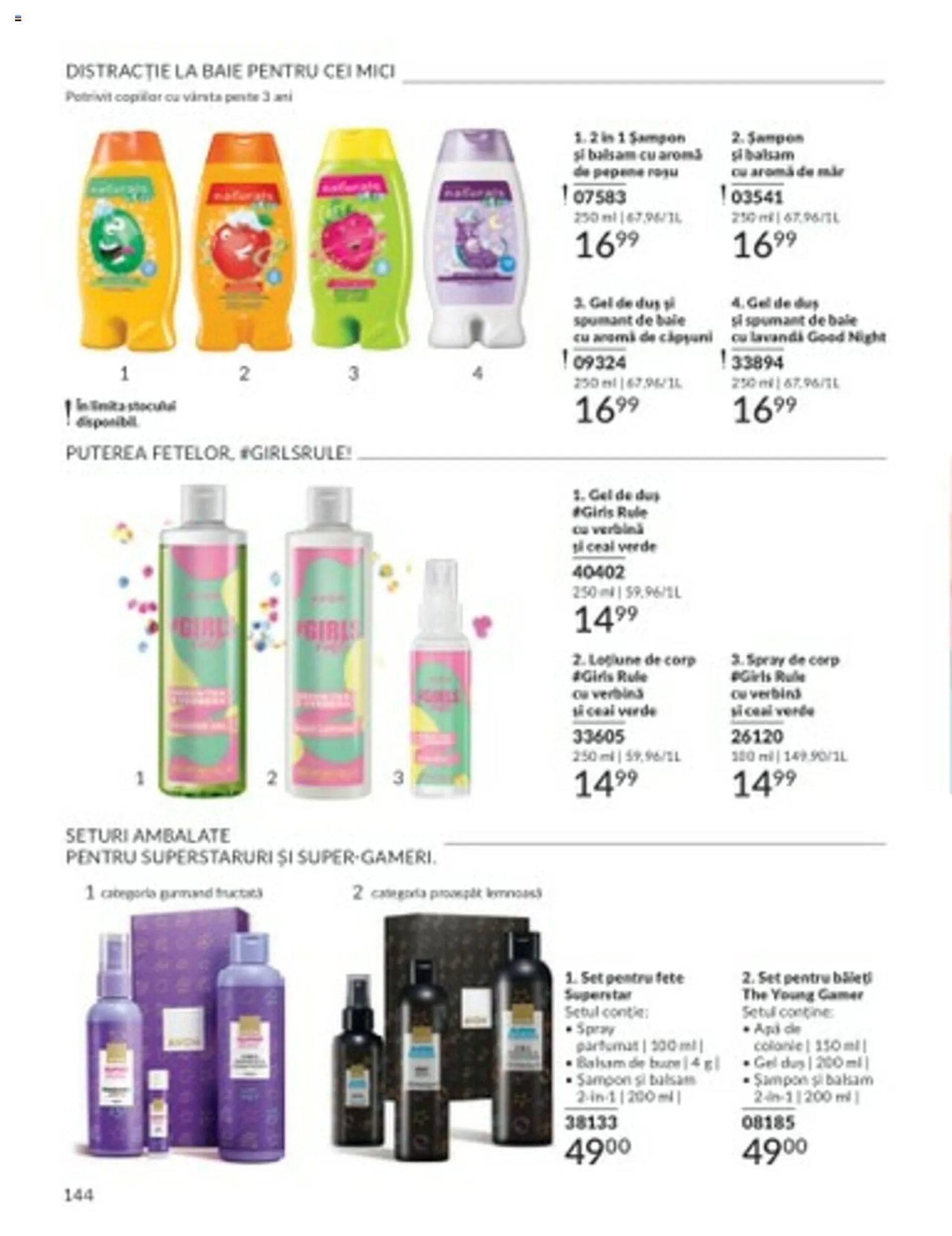 Catalog Avon catalog de la 1 iulie până la 31 iulie 2024 - Revista Pagina 144