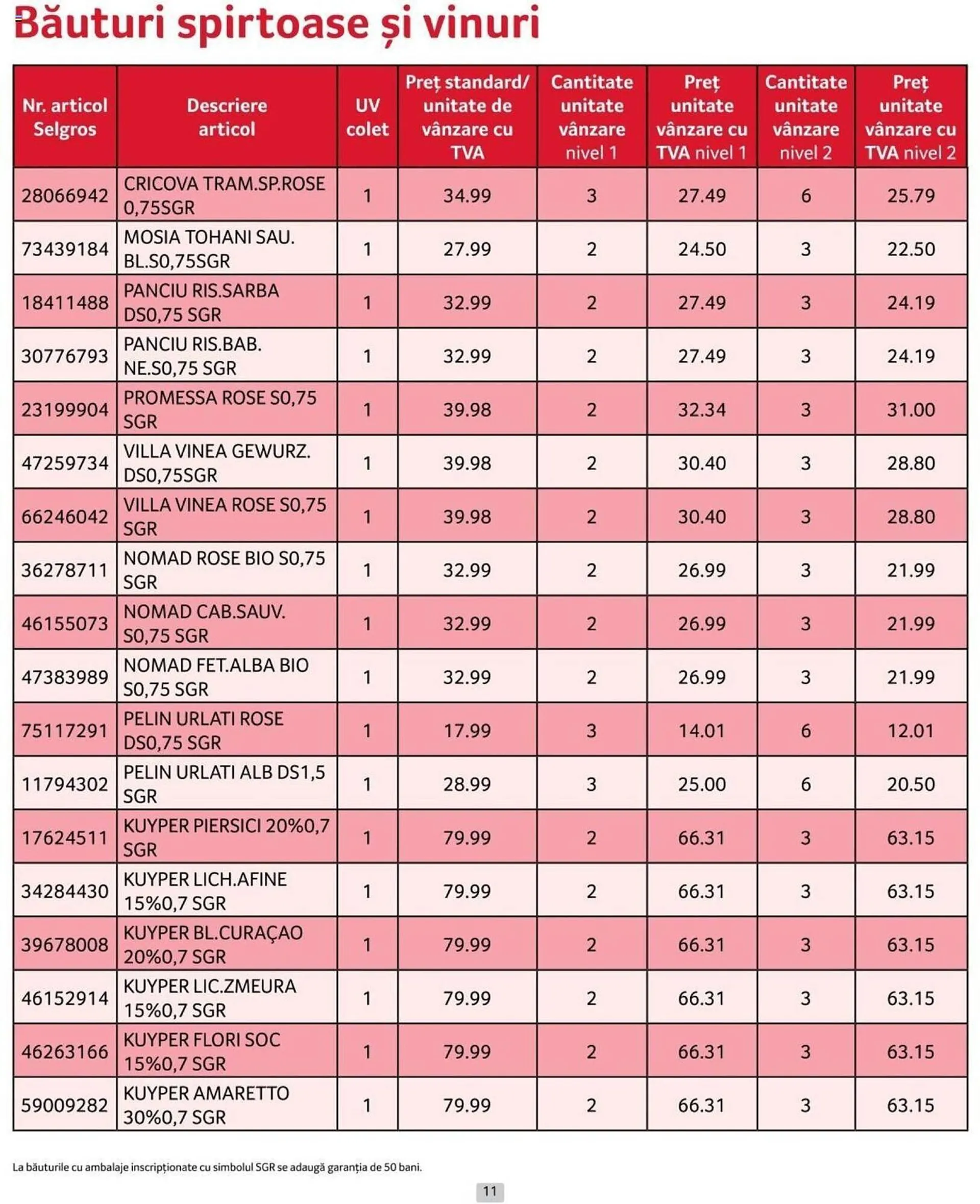 Catalog Selgros catalog de la 1 iulie până la 31 iulie 2024 - Revista Pagina 11