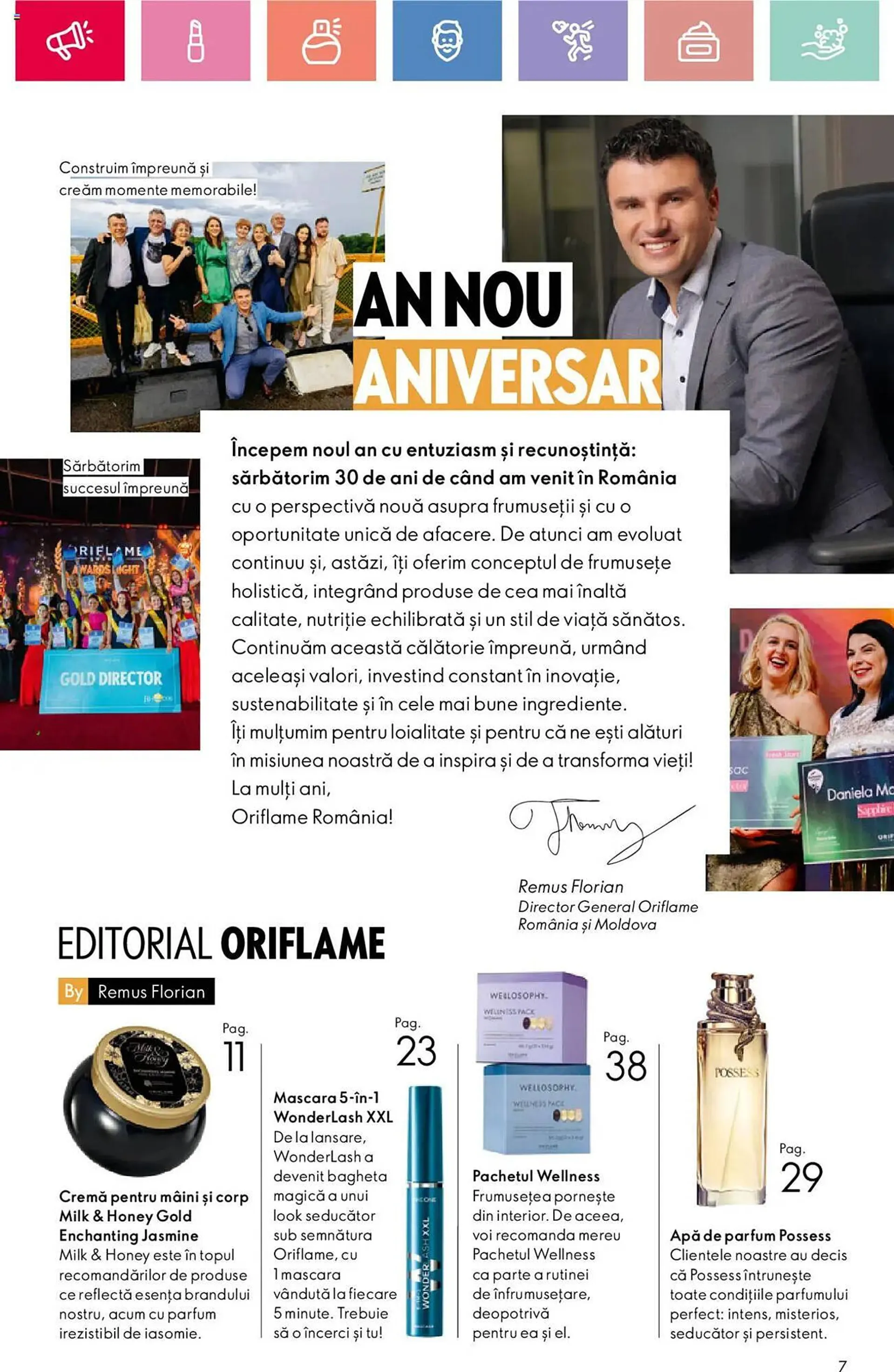 Catalog Catalog Oriflame de la 29 decembrie până la 18 ianuarie 2025 - Revista Pagina 7