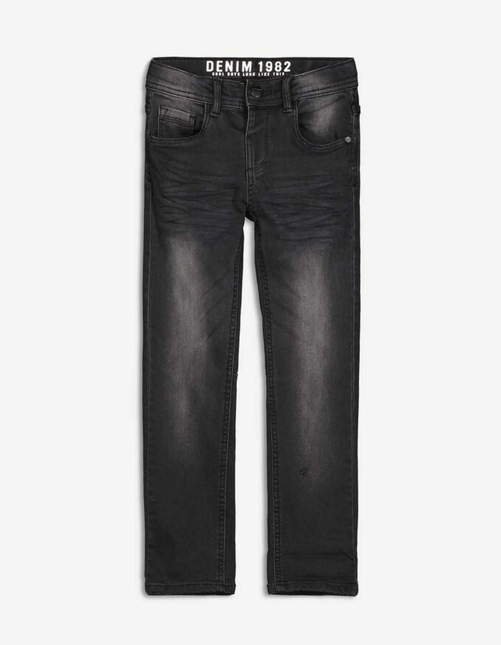 Jeans - Tiv reglabil - Negru