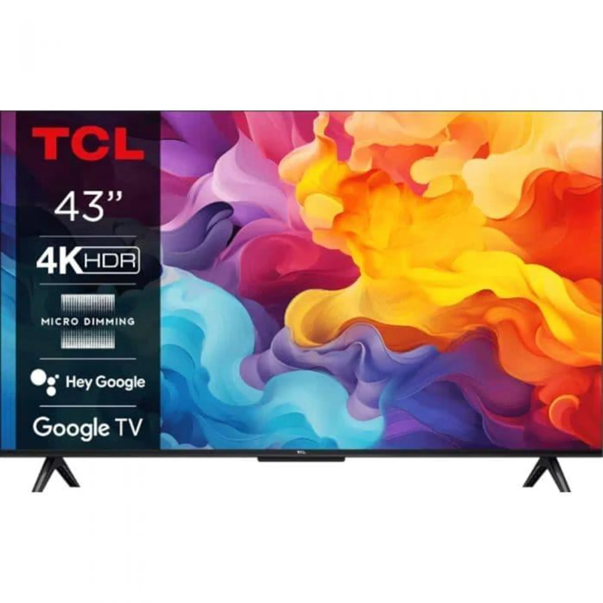 Televizor smart LED TCL 43V6B, 108 cm, Ultra HD 4K, Clasa F