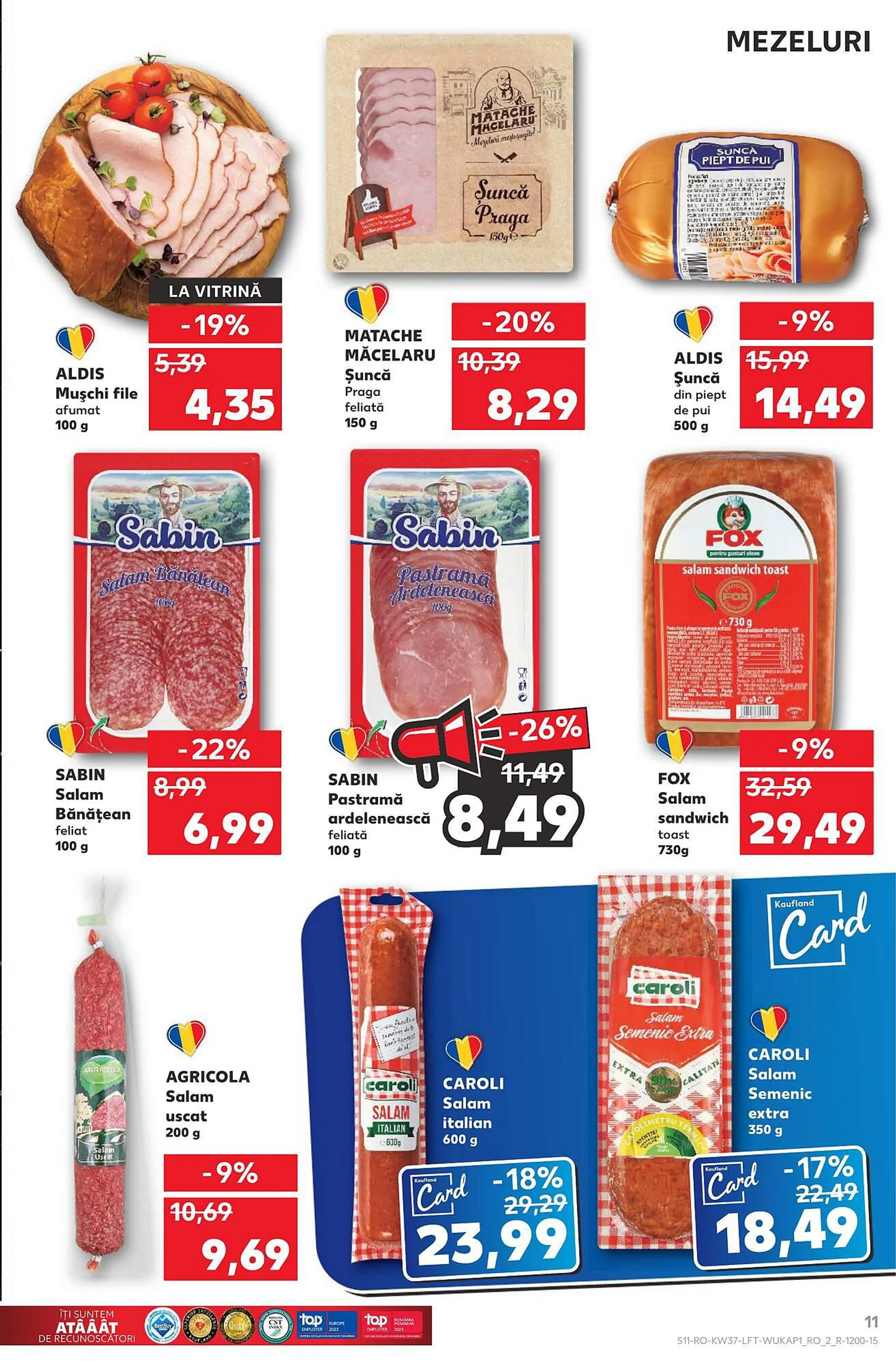 Catalog Kaufland catalog de la 13 septembrie până la 19 septembrie 2023 - Revista Pagina 11