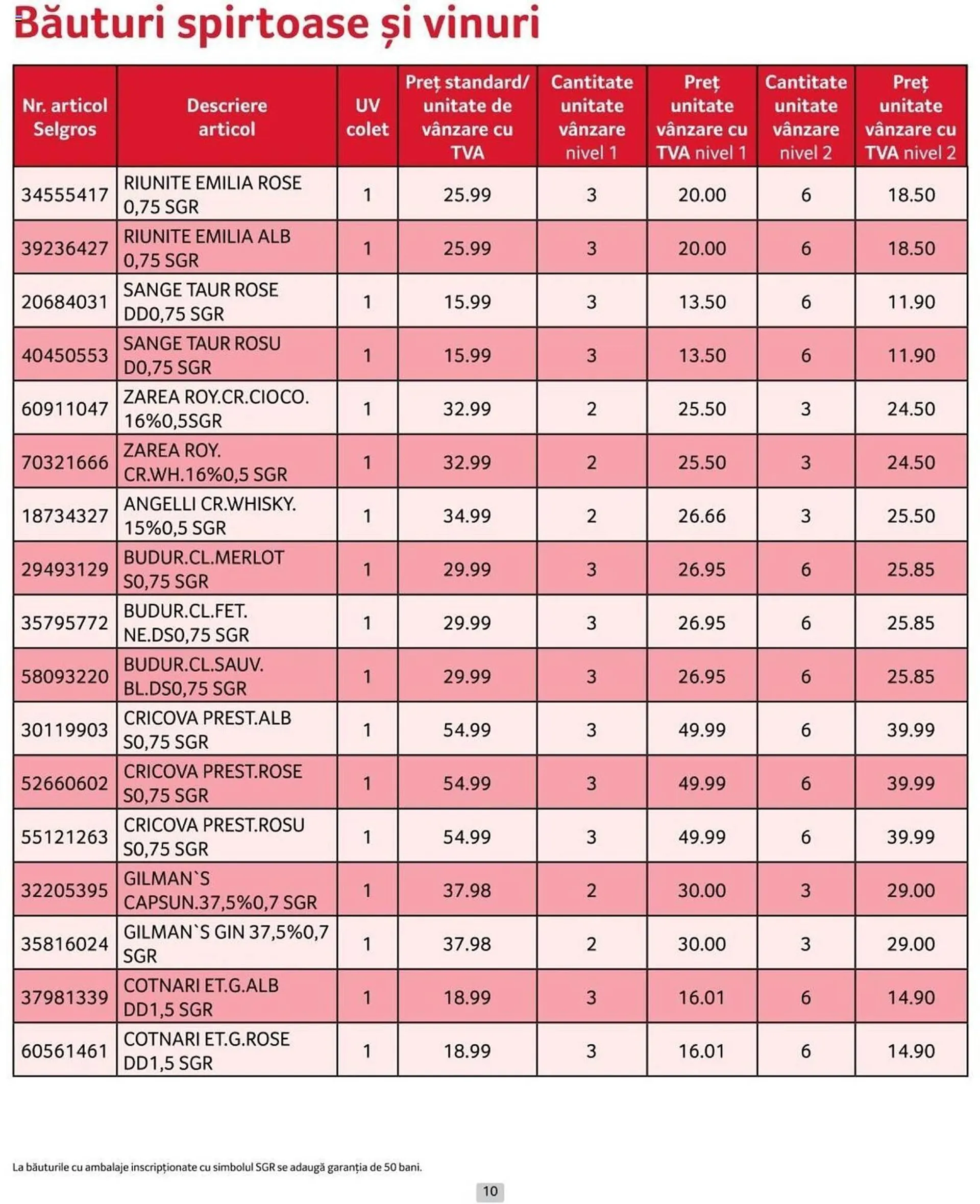 Catalog Selgros catalog de la 1 iulie până la 31 iulie 2024 - Revista Pagina 10