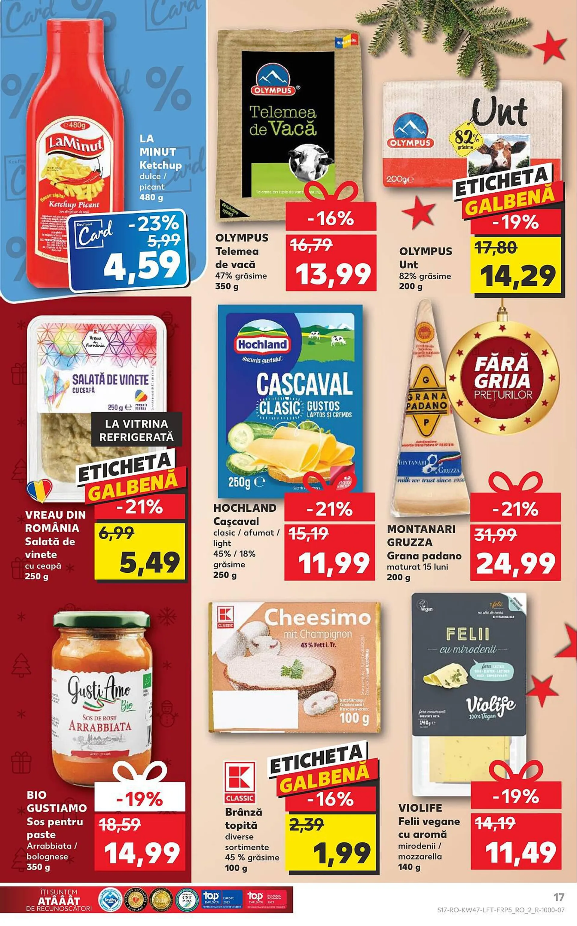 Catalog Kaufland catalog de la 22 noiembrie până la 28 noiembrie 2023 - Revista Pagina 17