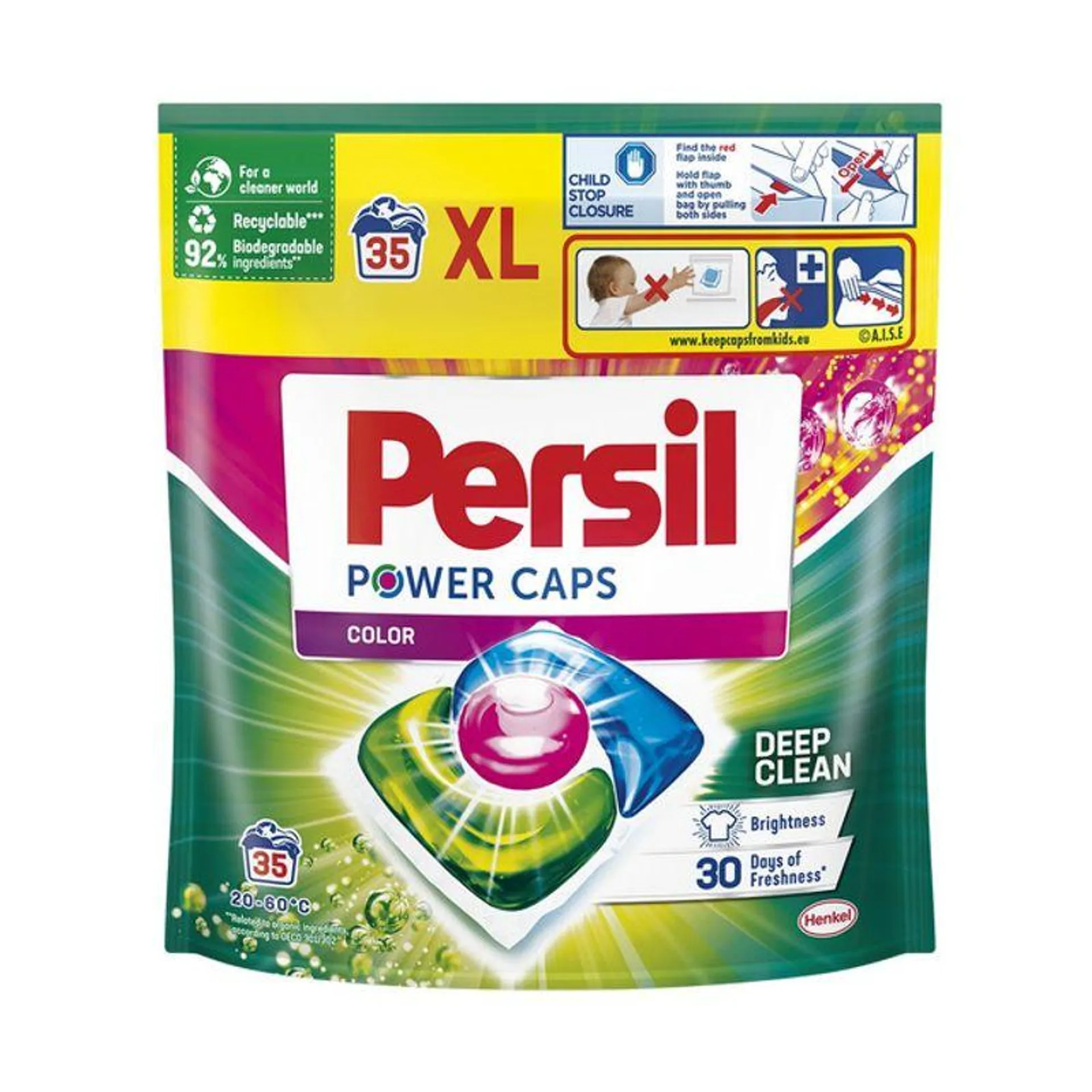 Detergent capsule pentru rufe Persil Power Caps Color, 35 spalari