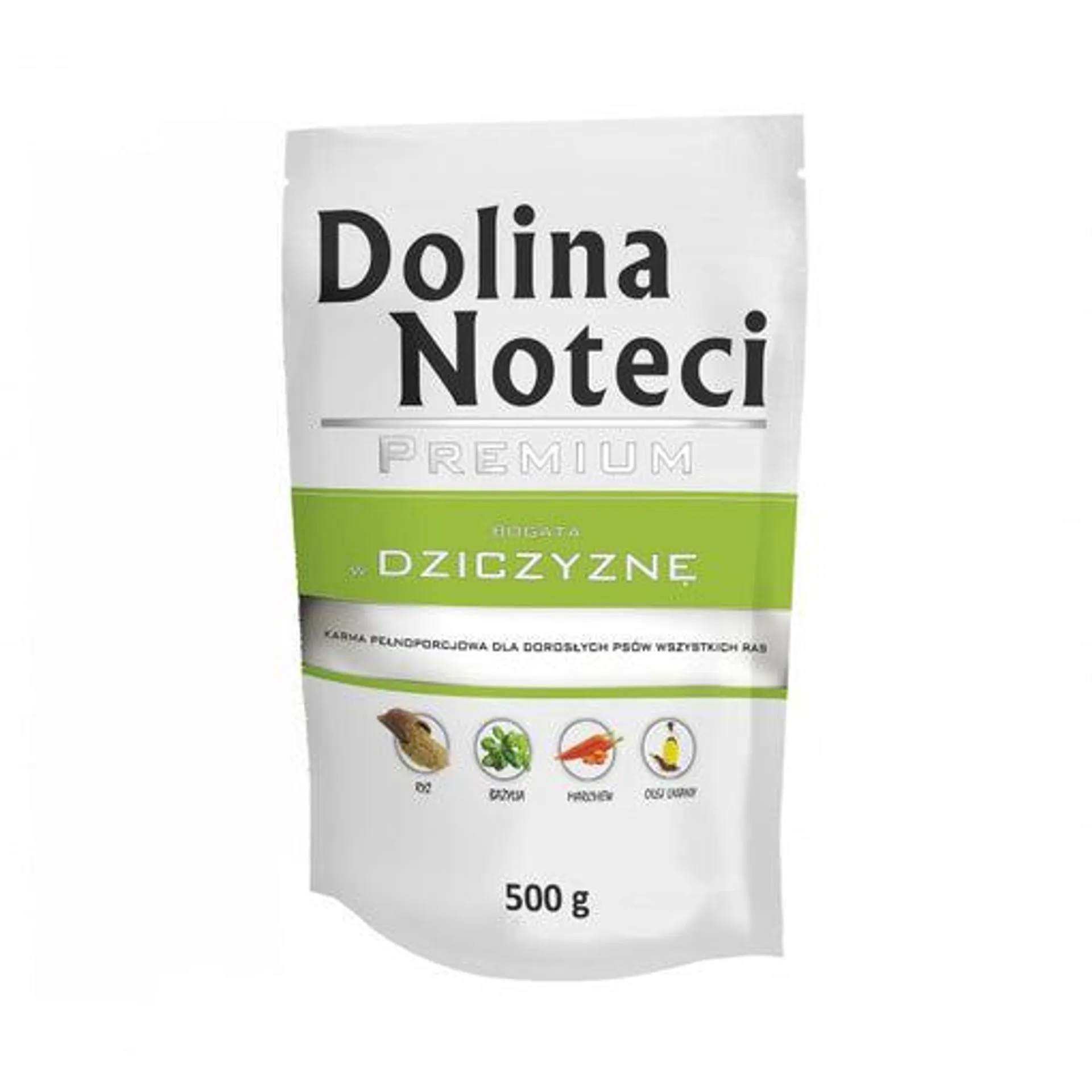 Hrana umeda pentru caini Dolina Noteci Premium cu vanat 500 g