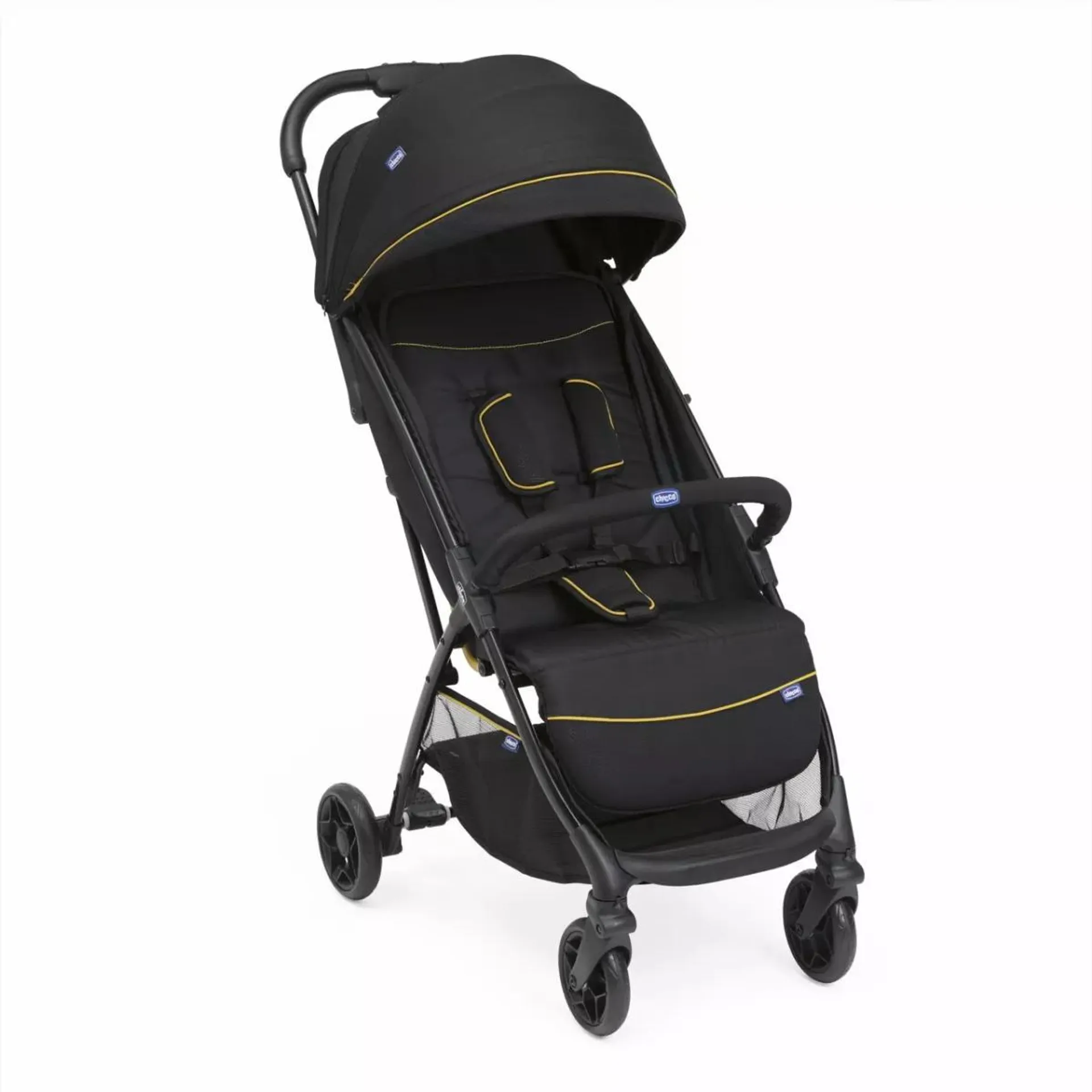 Carucior sport Chicco Glee, UnevenBlack (Negru), 0luni+