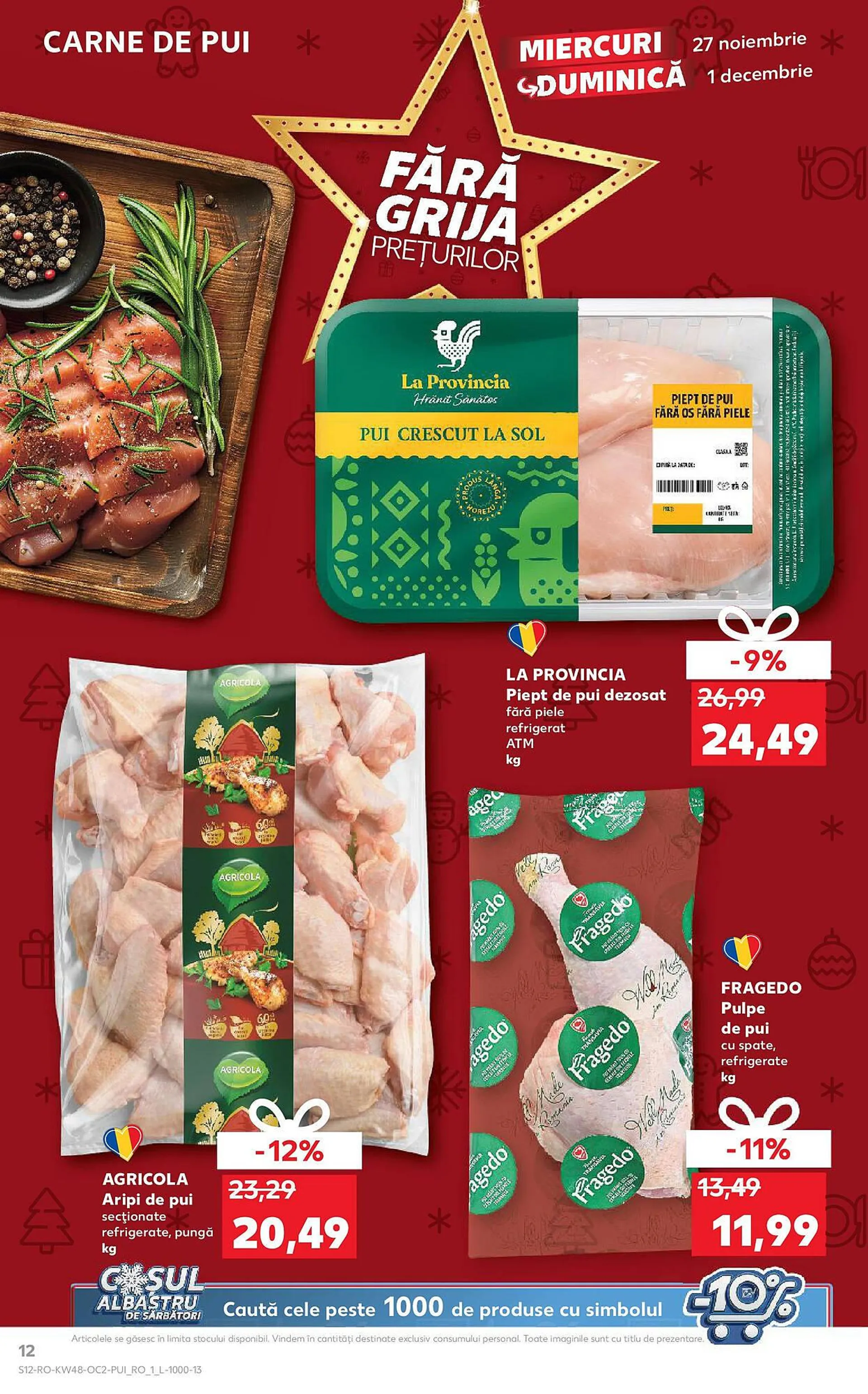 Catalog Catalog Kaufland de la 26 noiembrie până la 1 decembrie 2024 - Revista Pagina 12