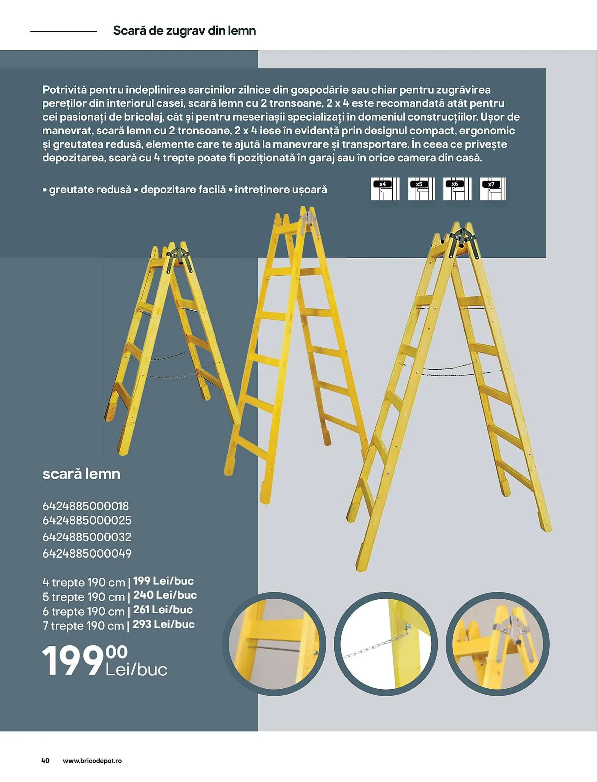 Catalog Brico Depôt catalog de la 13 iunie până la 30 septembrie 2024 - Revista Pagina 40