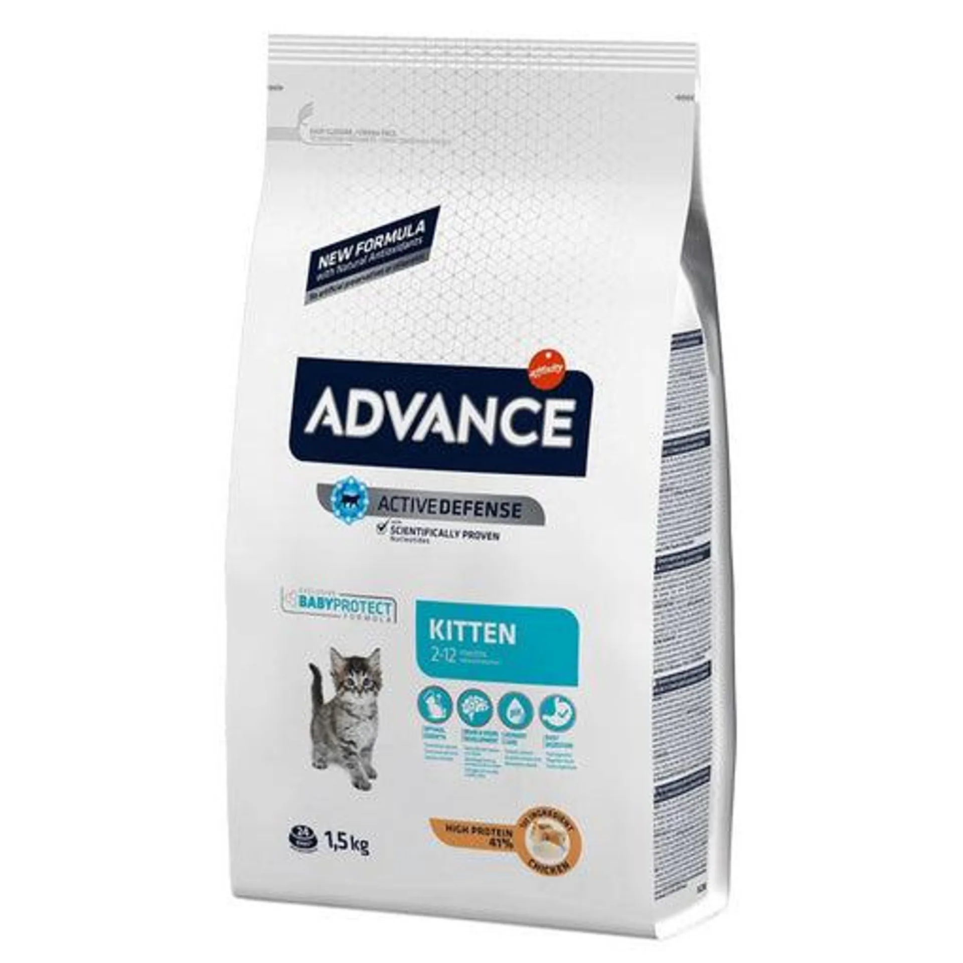 Hrana uscata pentru pisici Advance Kitten 1.5 kg