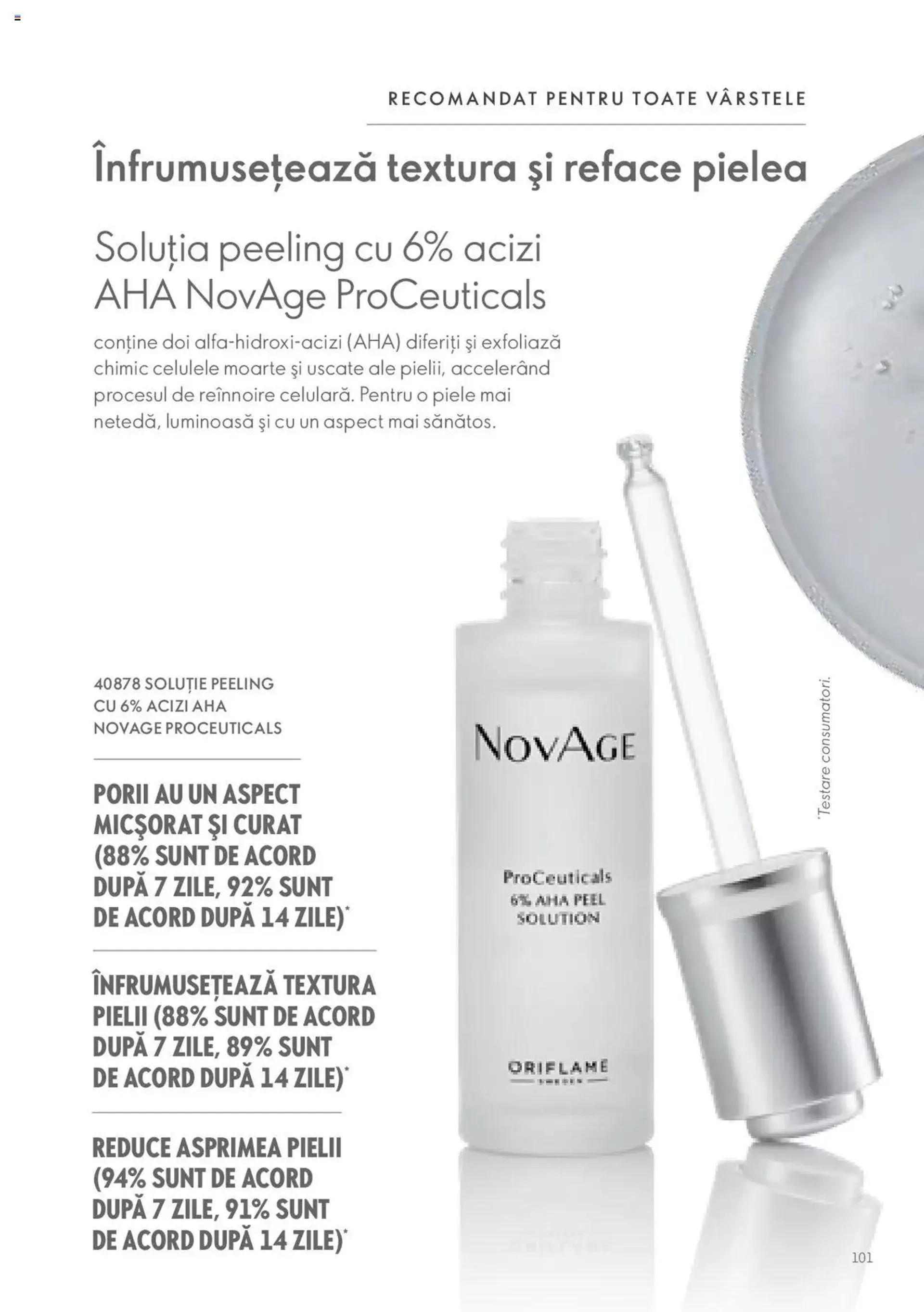 Oriflame catalog - Ghidul NOVAGE+ - 100