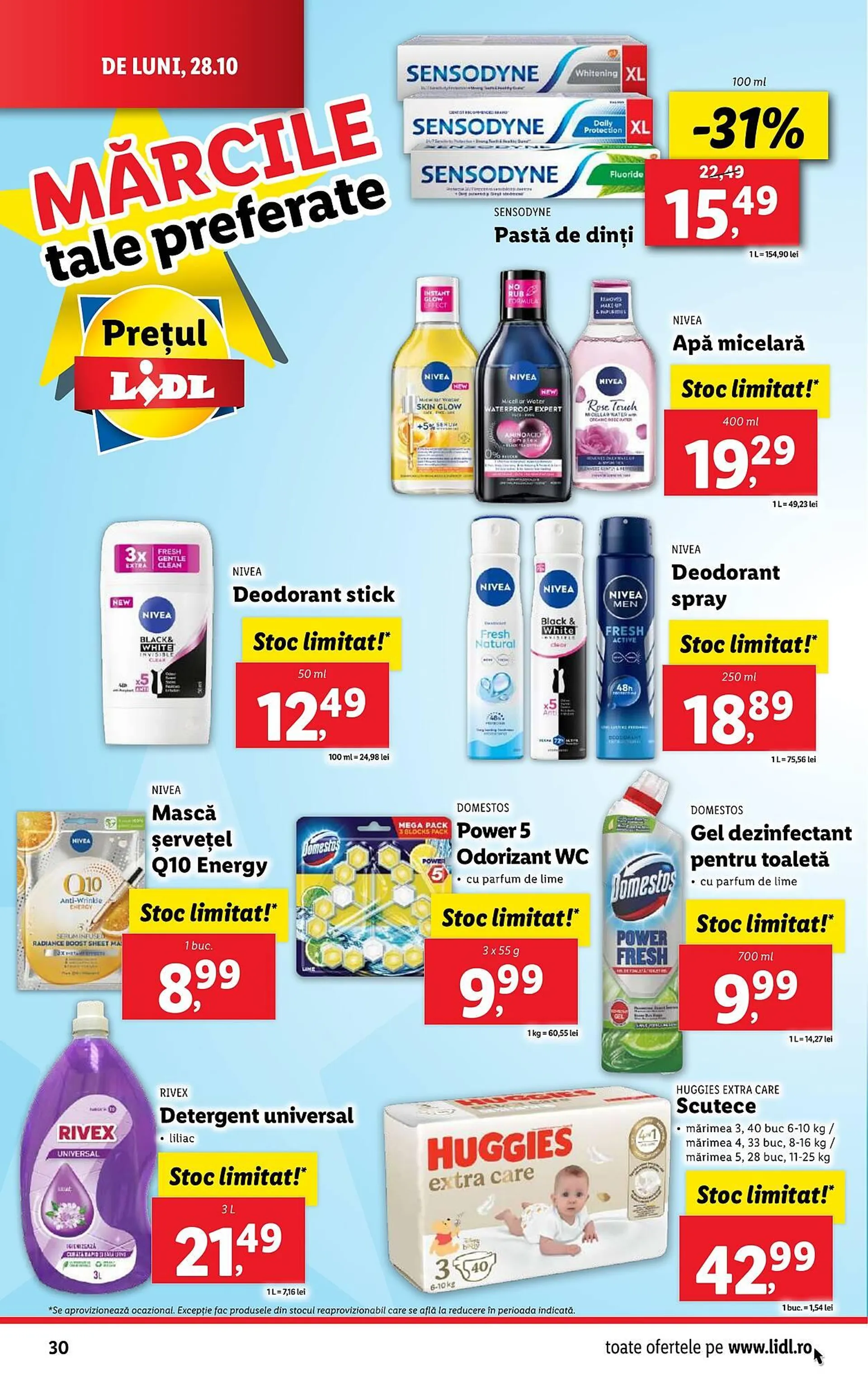 Catalog Catalog Lidl de la 28 octombrie până la 3 noiembrie 2024 - Revista Pagina 30