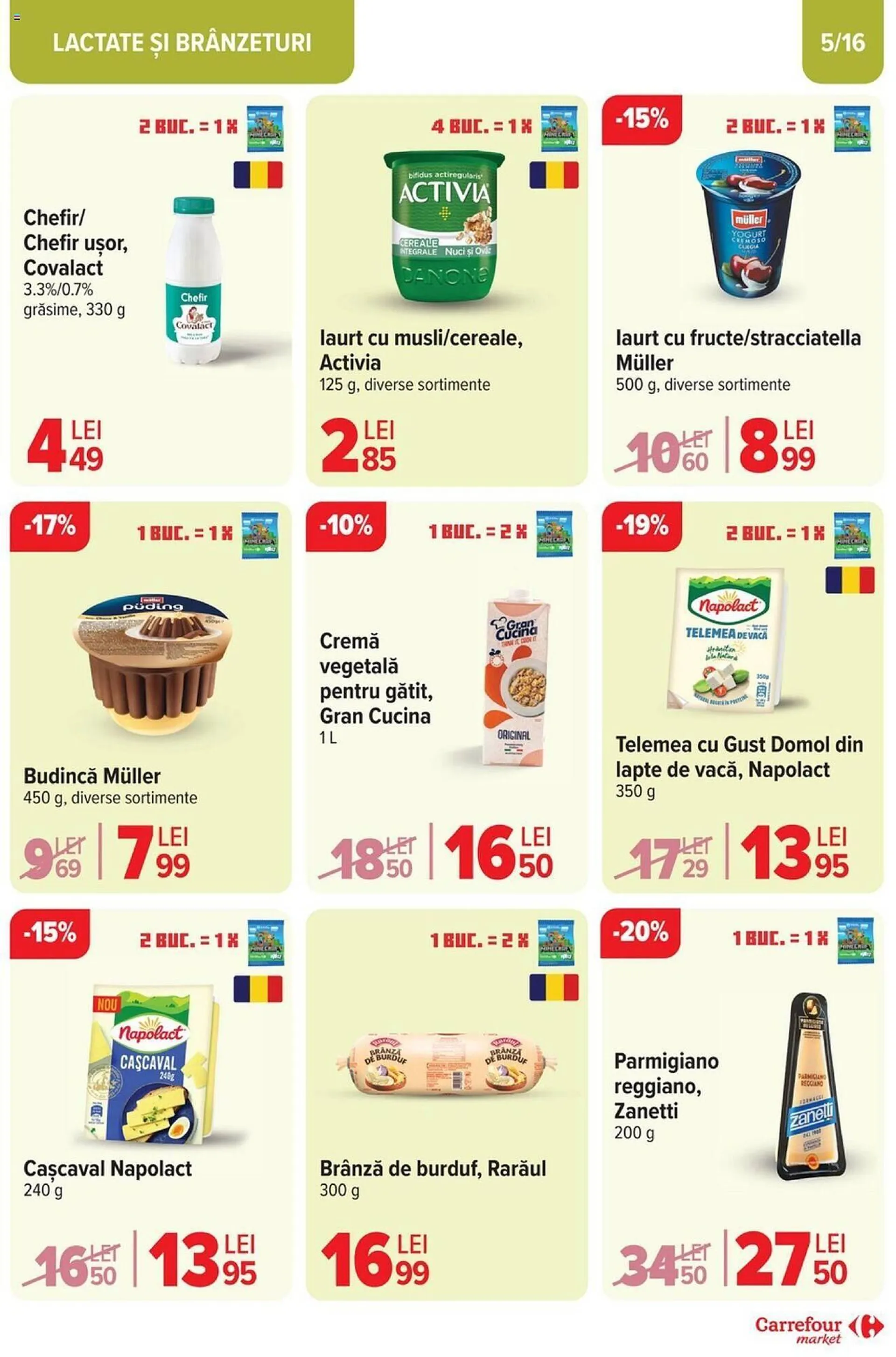 Catalog Catalog Carrefour Market de la 2 octombrie până la 15 octombrie 2024 - Revista Pagina 5