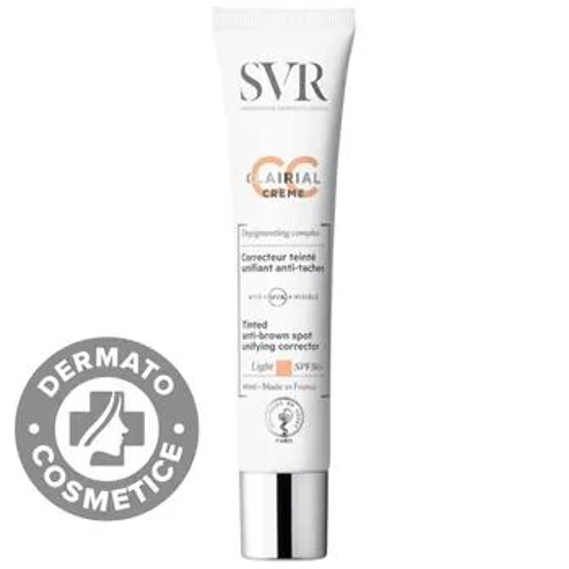 Crema corectoare CC SPF50+ Light Clairial, 40ml, SVR