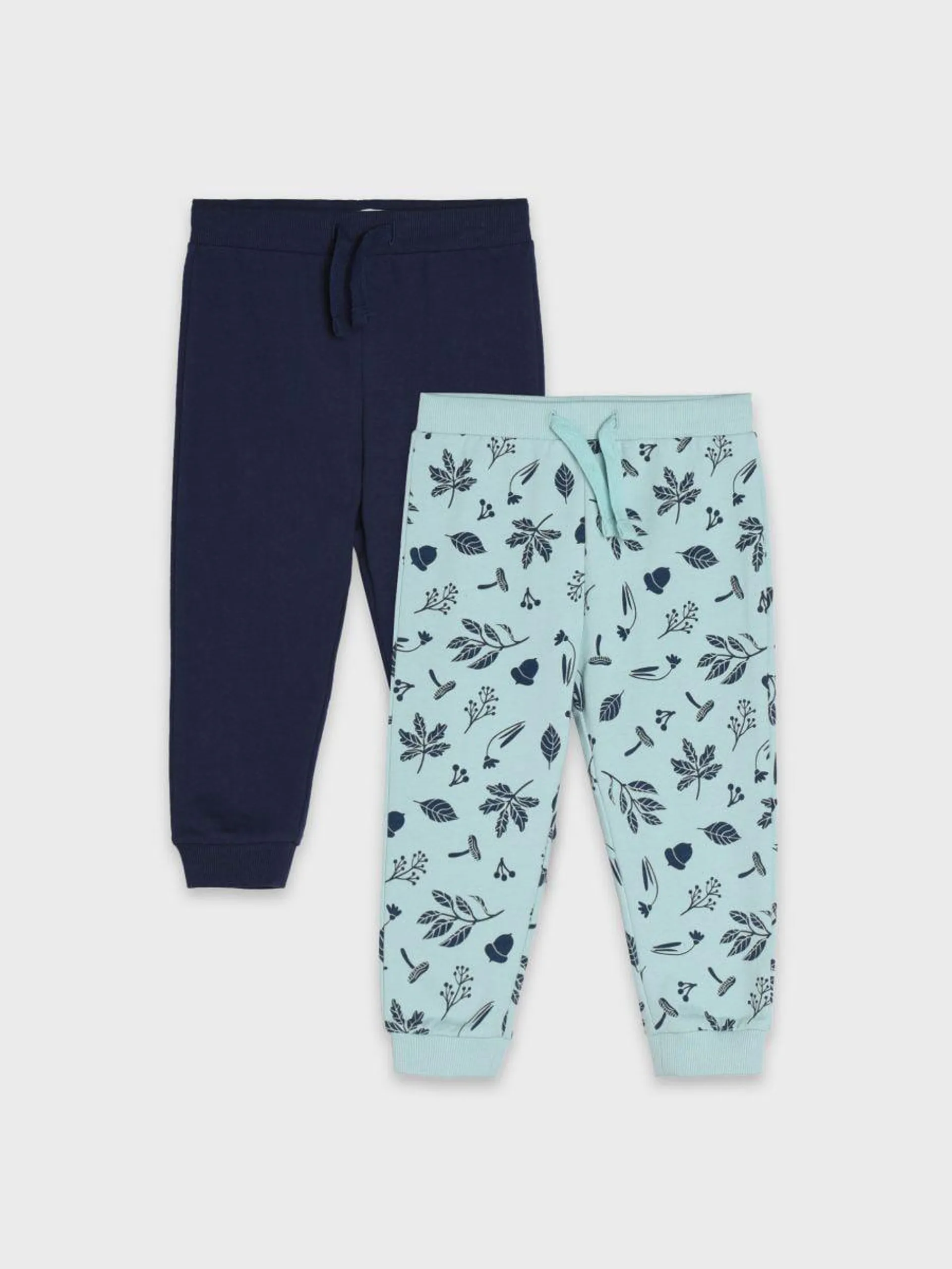 Set de 2 perechi de pantaloni sport jogger