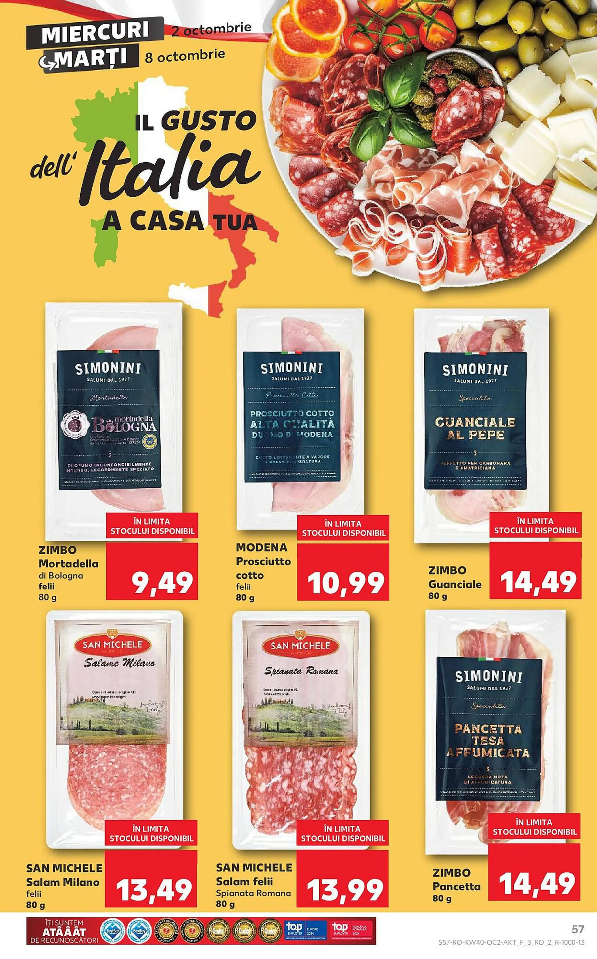 Catalog Catalog Kaufland de la 2 octombrie până la 8 octombrie 2024 - Revista Pagina 57