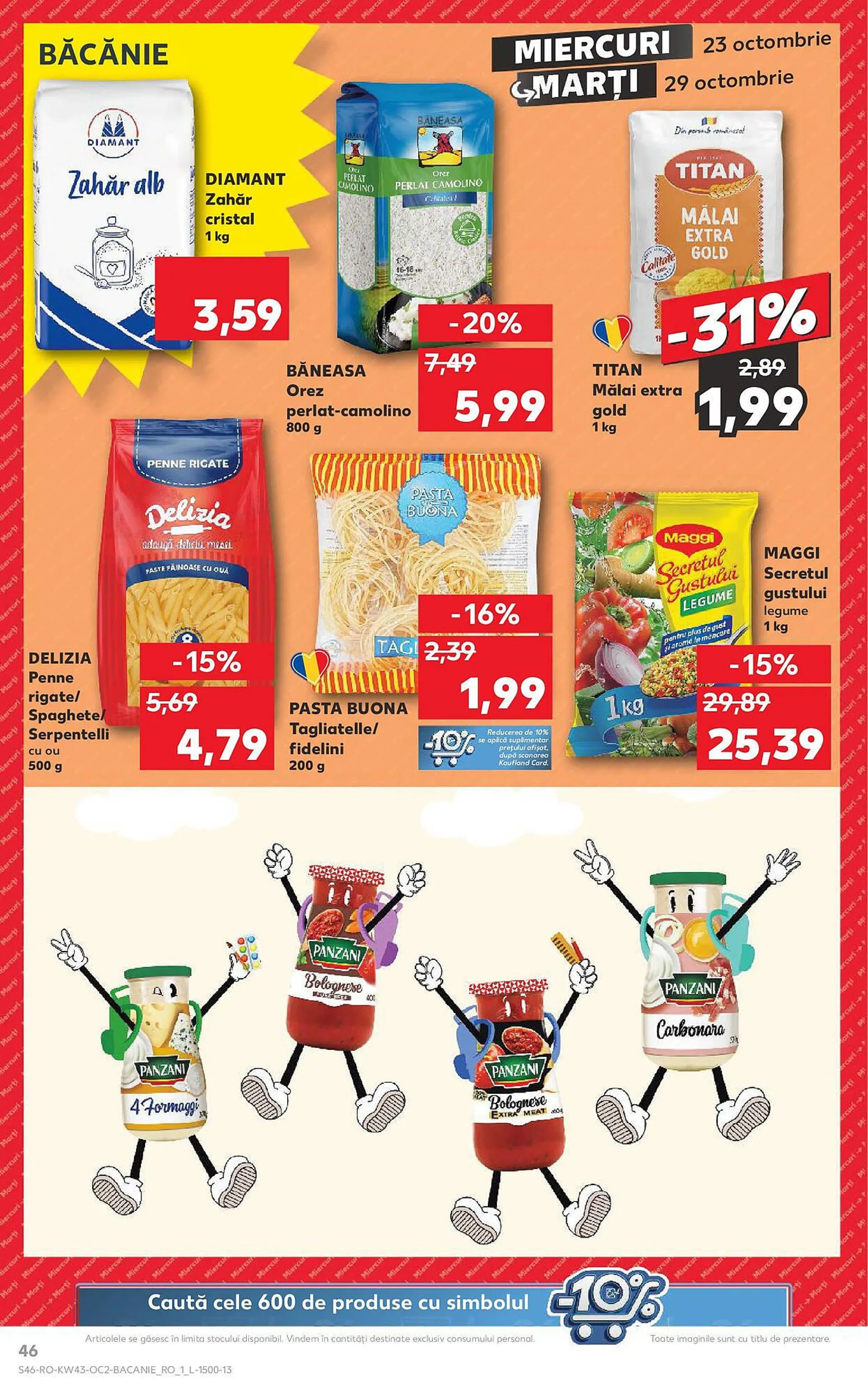 Catalog Catalog Kaufland de la 23 octombrie până la 29 octombrie 2024 - Revista Pagina 46