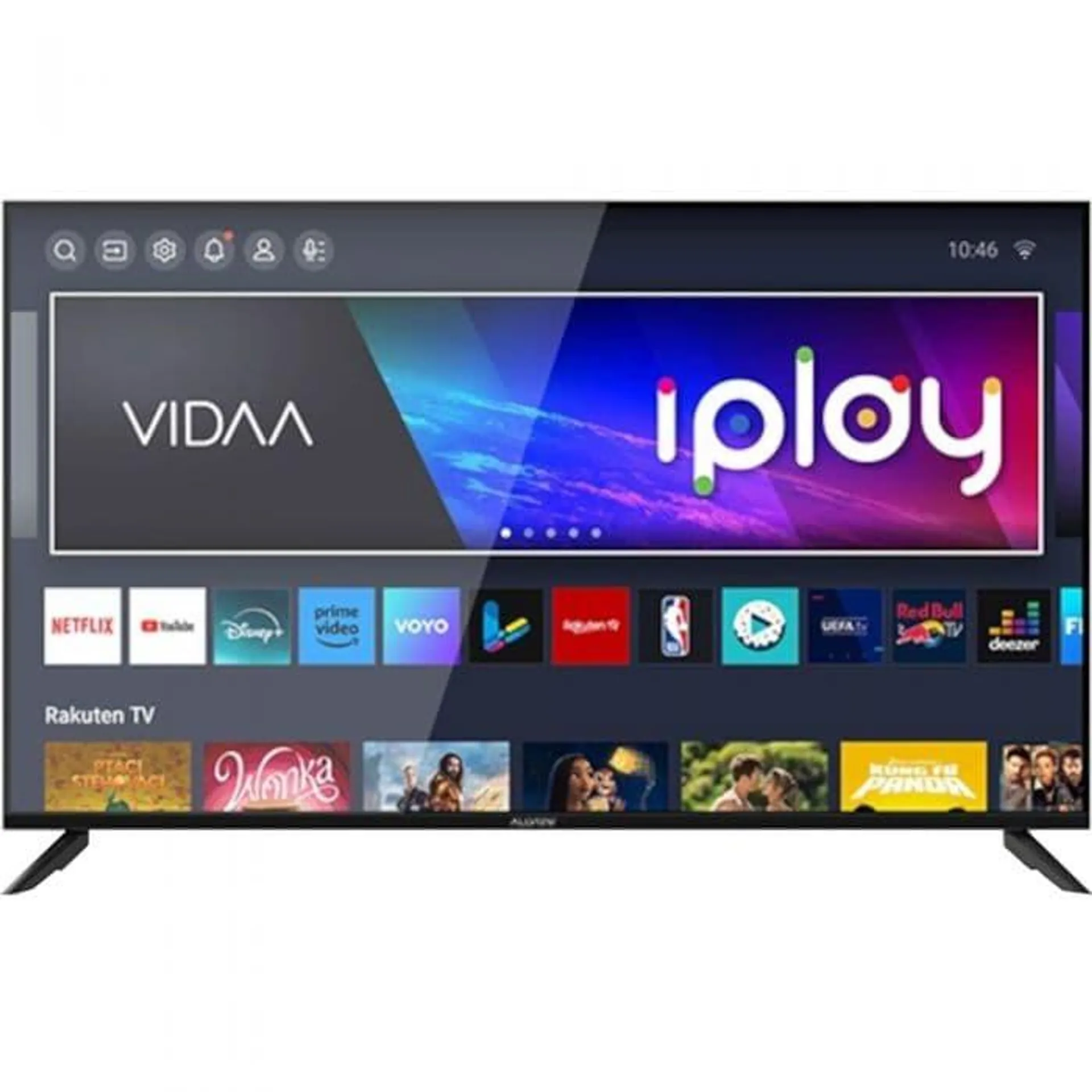 Televizor Smart DLED, Allview 50iPlay6200-U, 126 cm, Ultra HD 4k, Dolby Audio, Negru, Clasa E