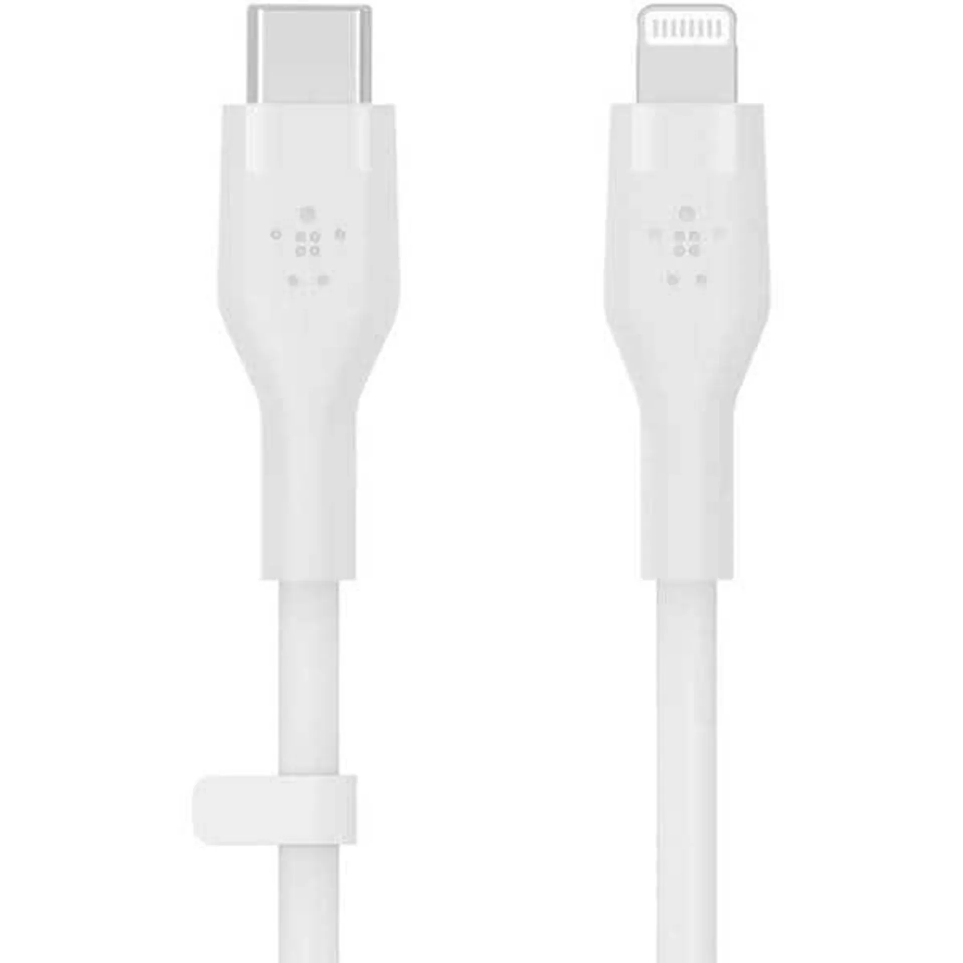 Cablu date BELKIN CAA009bt1MWH, USB-C - Lightning, 1m, alb