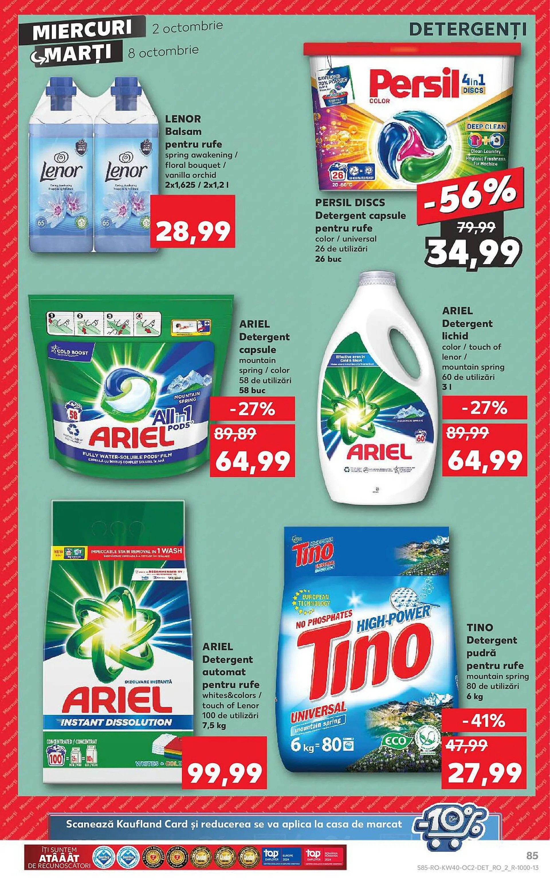 Catalog Catalog Kaufland de la 2 octombrie până la 8 octombrie 2024 - Revista Pagina 85