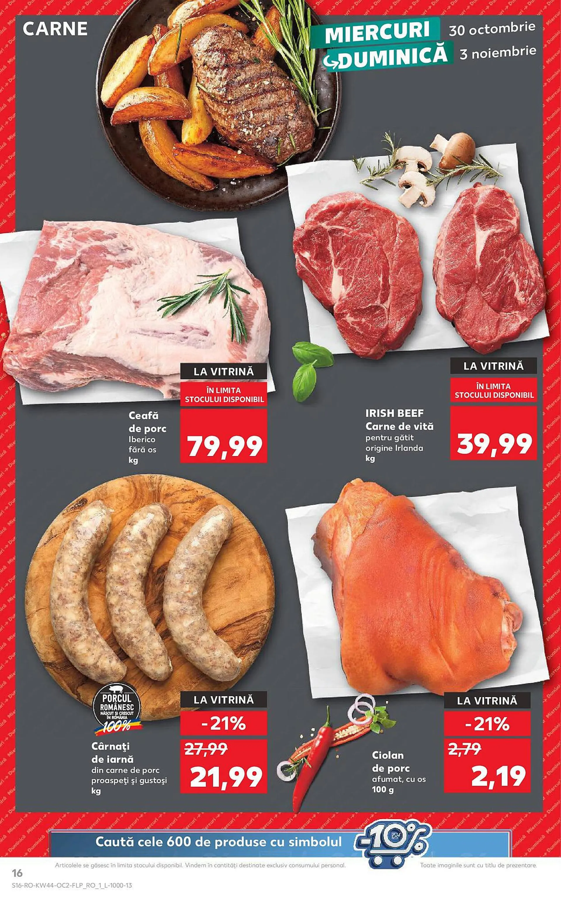 Catalog Catalog Kaufland de la 29 octombrie până la 3 noiembrie 2024 - Revista Pagina 16