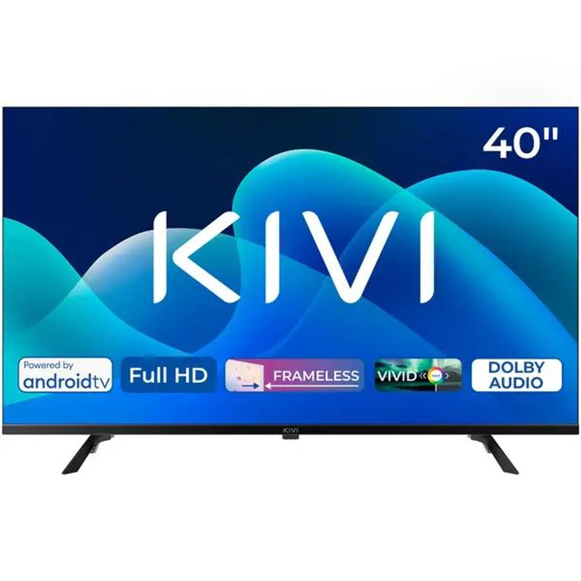 Televizor KIVI LED 40F730QB, 102 cm, Smart Android TV, Full HD, Clasa E