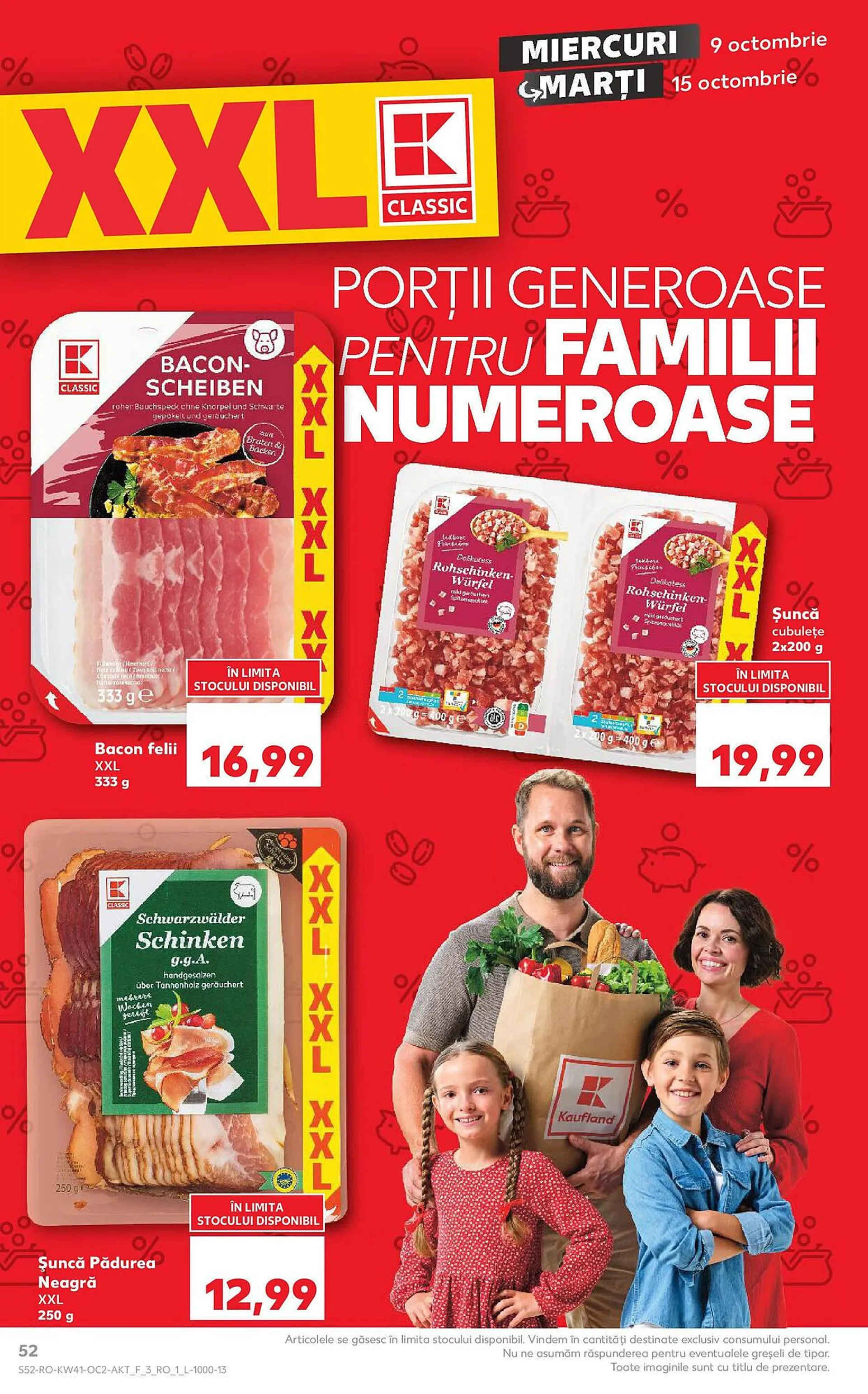 Catalog Catalog Kaufland de la 8 octombrie până la 13 octombrie 2024 - Revista Pagina 52