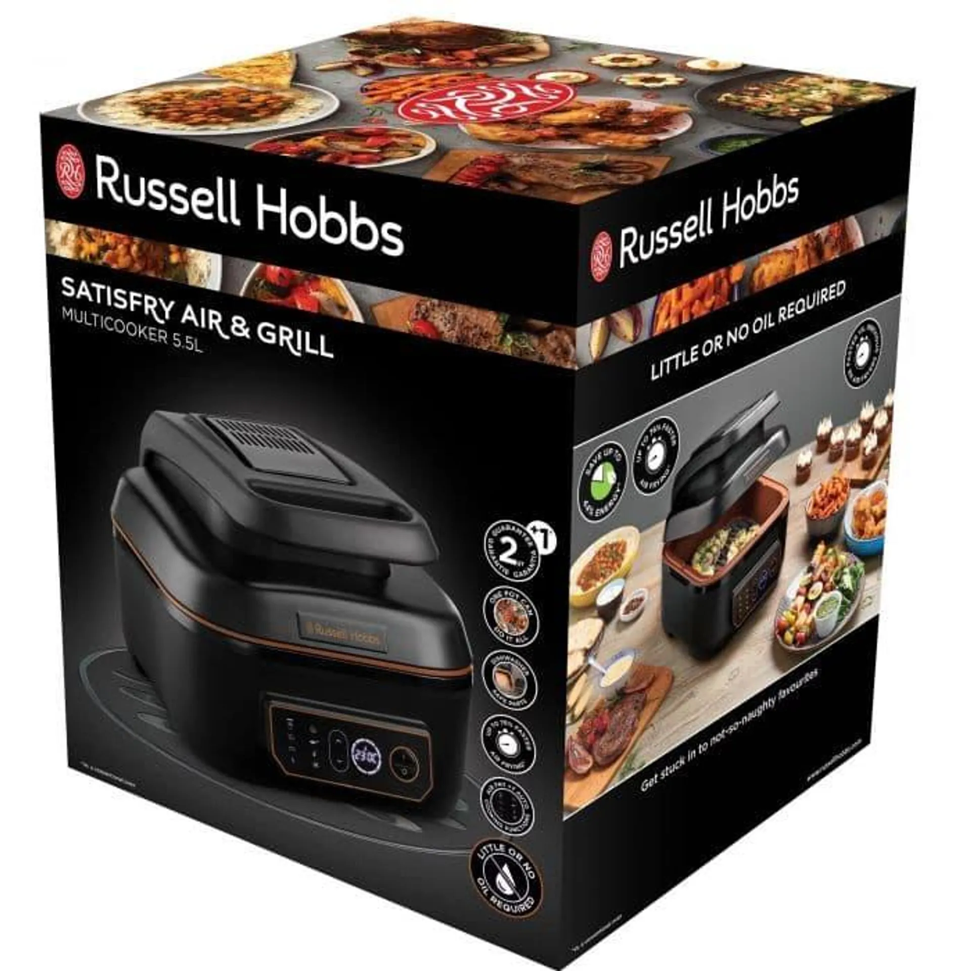 Friteuza cu aer cald Russel Hobbs Satisfry 26520-56, 1745 W, 5.5 l, Negru